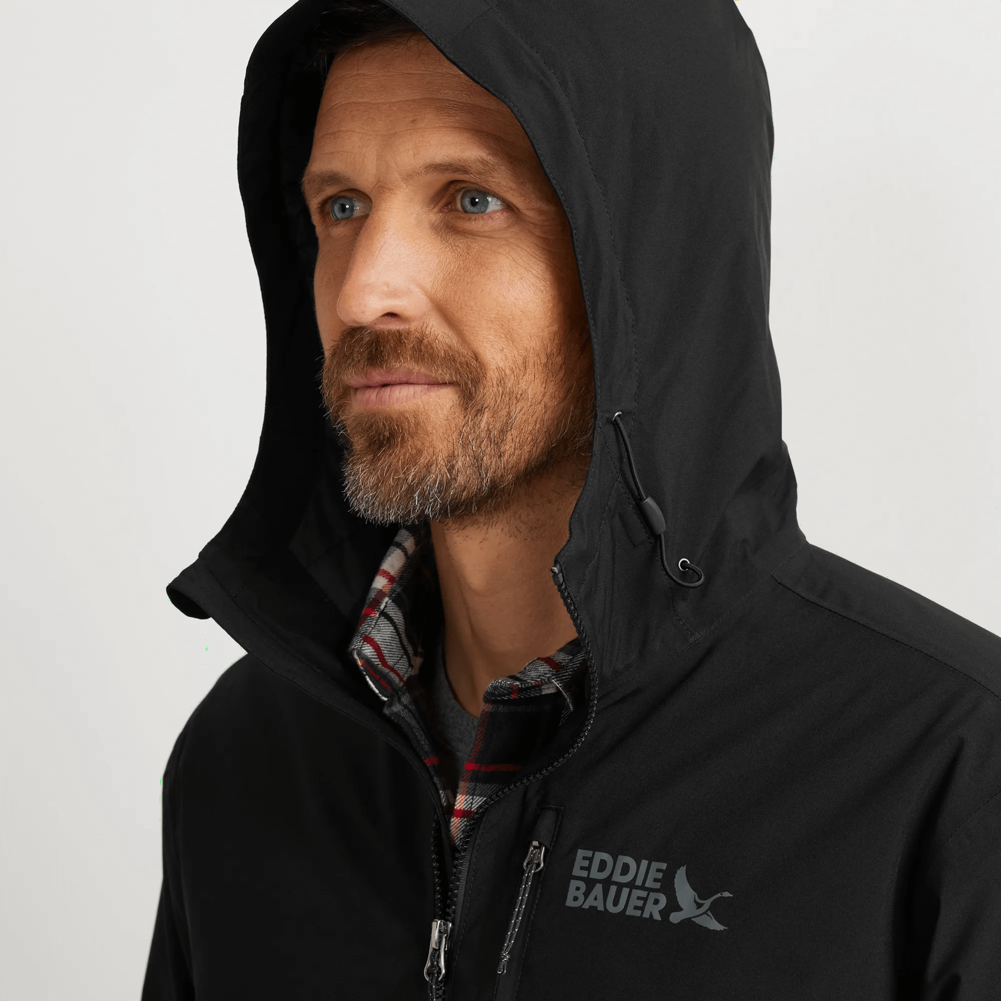 Men's Cloud Cap Insulated Waterproof Hooded Rain Jacket - Image 3