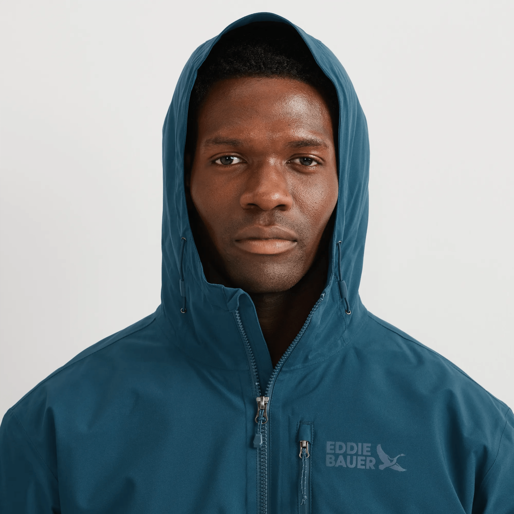 Men's Cloud Cap Insulated Waterproof Hooded Rain Jacket - Image 4