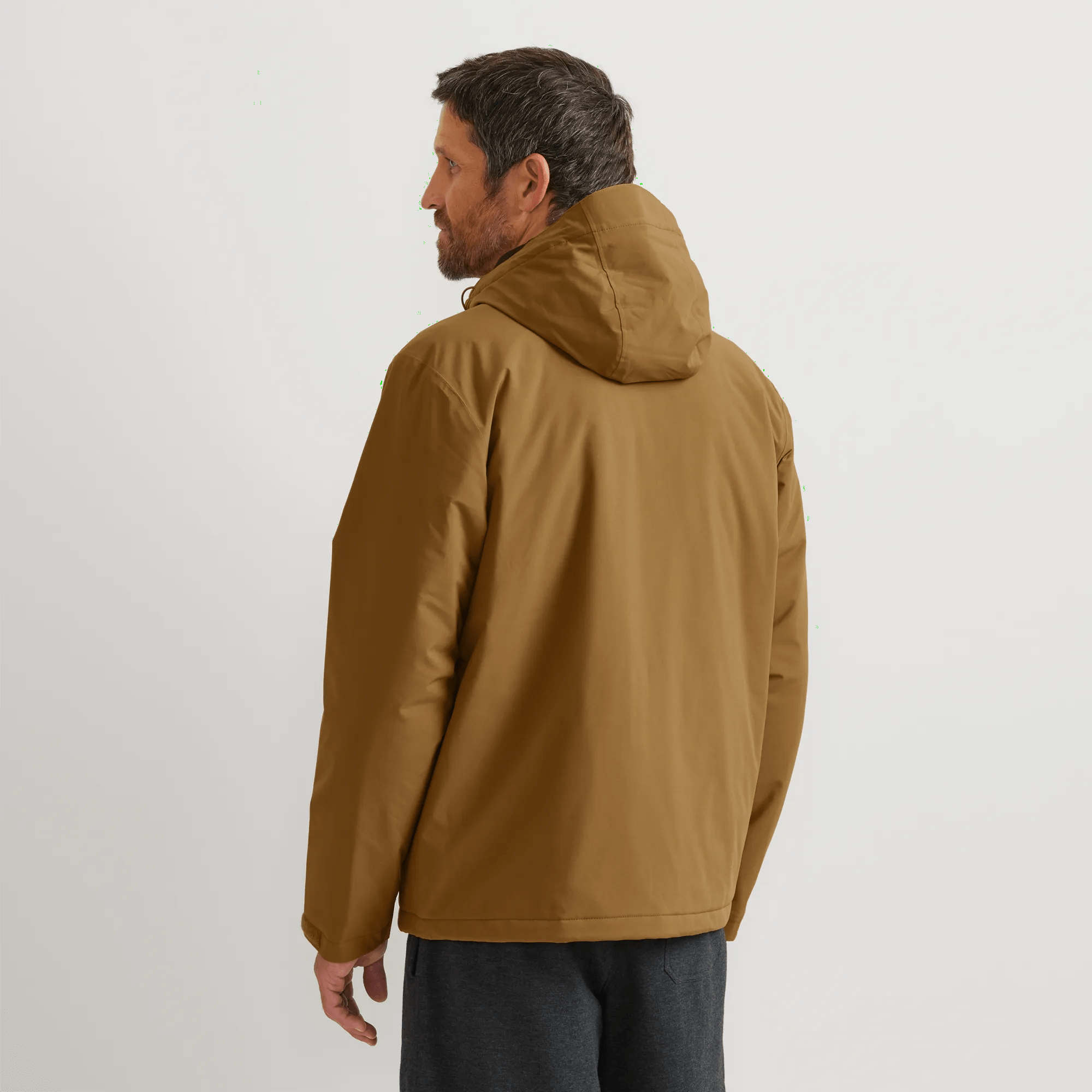 Men's Cloud Cap Insulated Waterproof Hooded Rain Jacket - Image 2