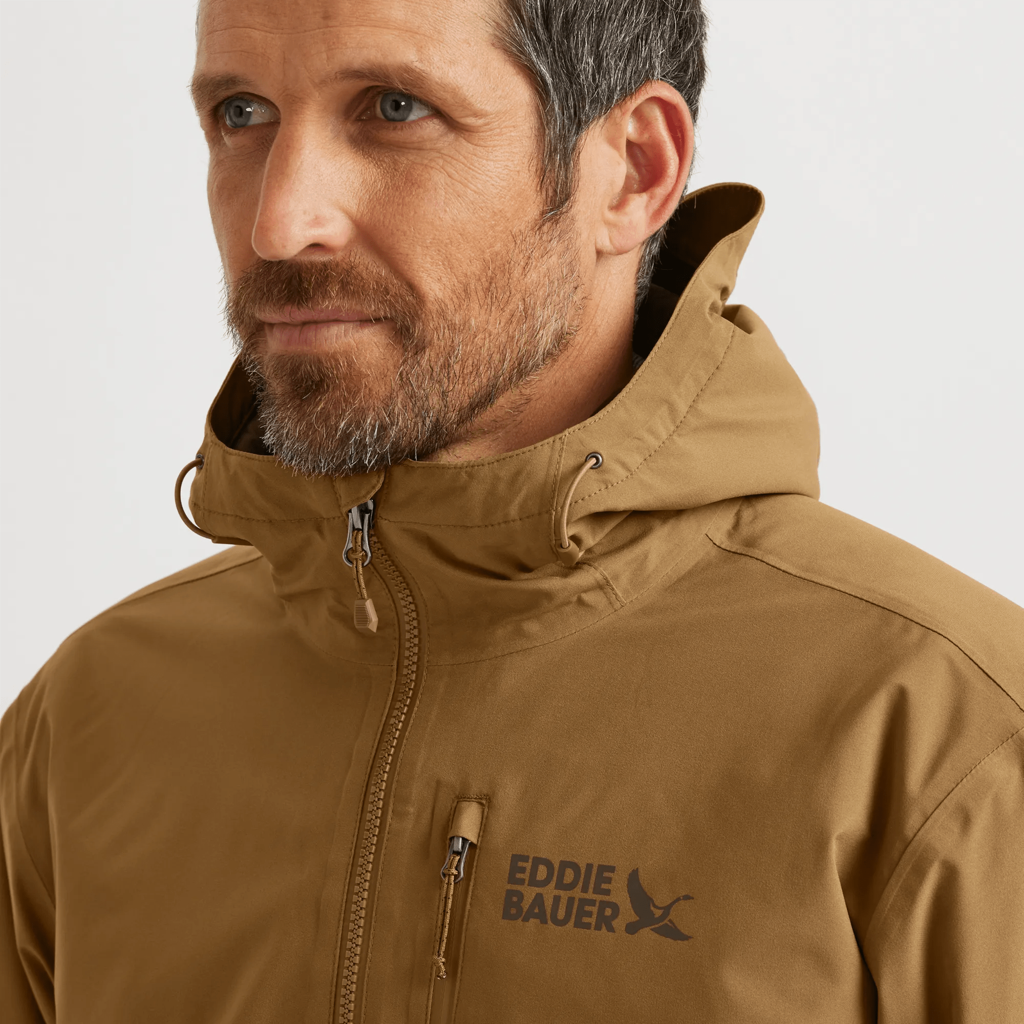 Men's Cloud Cap Insulated Waterproof Hooded Rain Jacket - Image 3