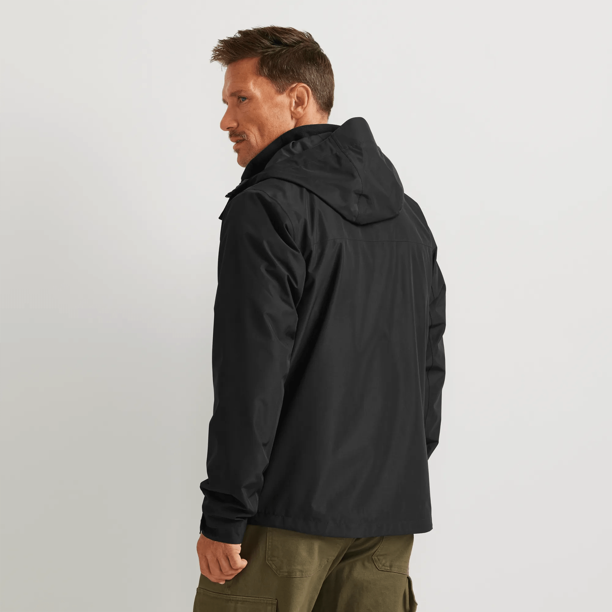 Men's High Pass 3-In-1 Fleece-Lined Hooded Jacket - Image 2