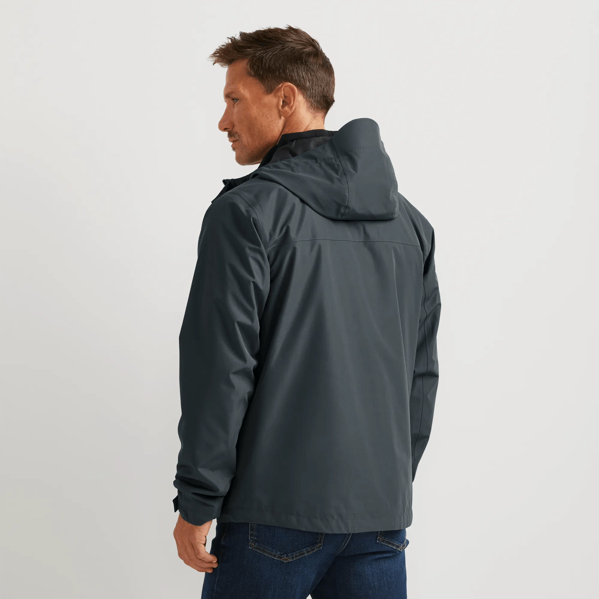 Men's High Pass 3-In-1 Fleece-Lined Hooded Jacket - Image 2