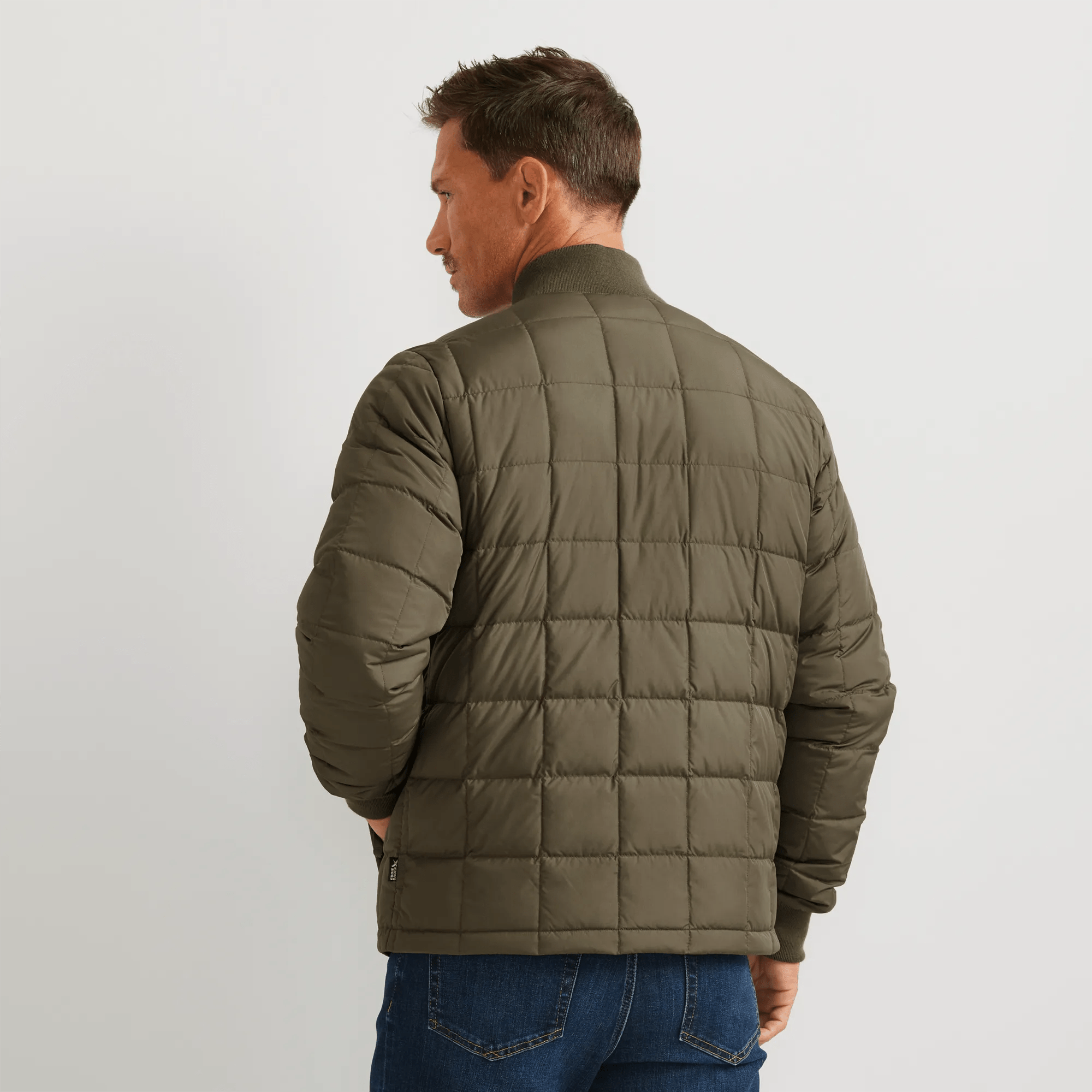 Men's Shaw Down Bomber Jacket - Image 2