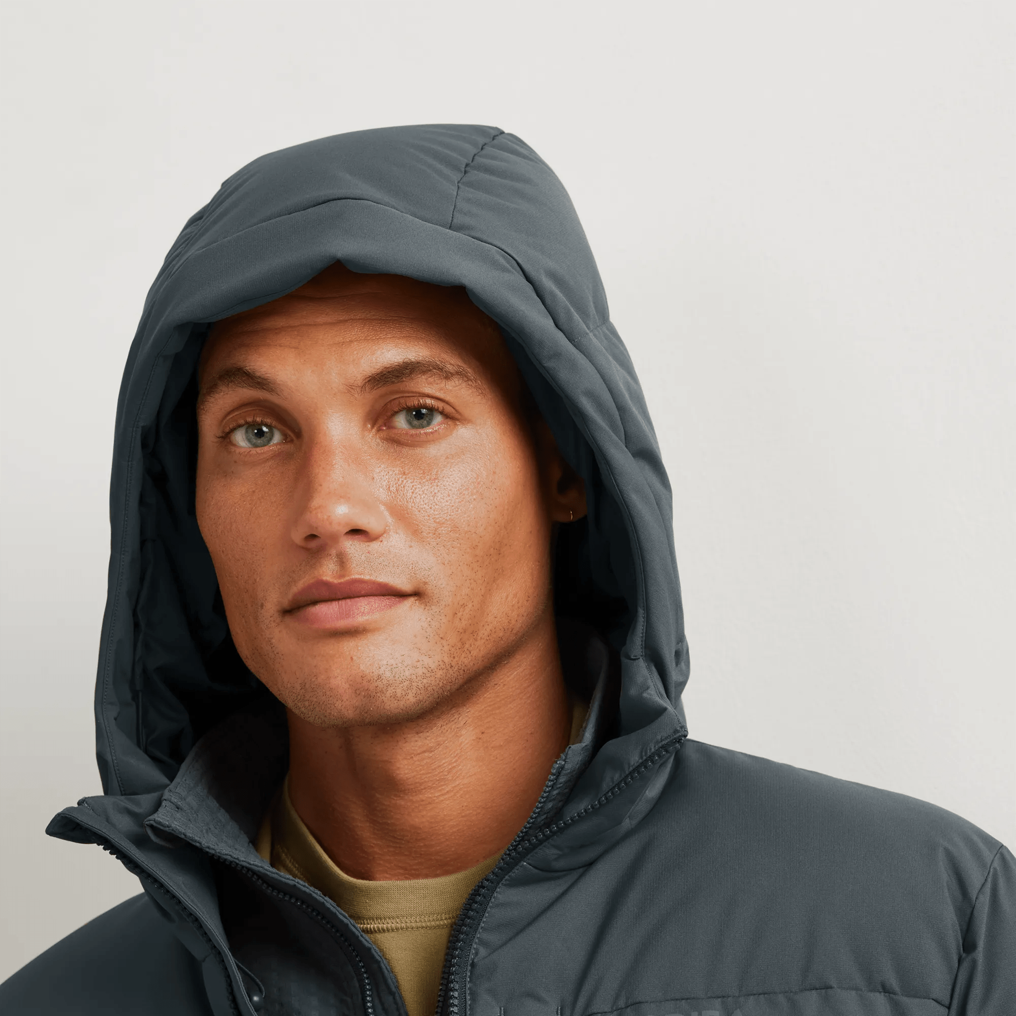 Men's Essential Down Hooded Parka - Image 3