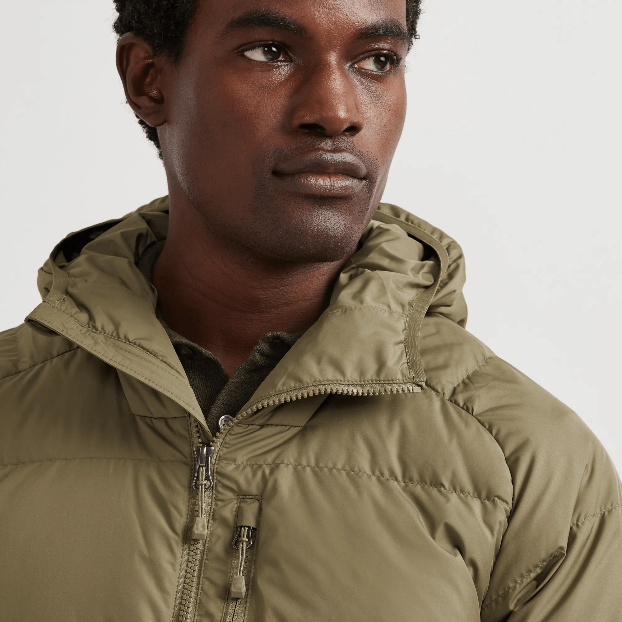 Men's Super Down Hooded Jacket - Image 3
