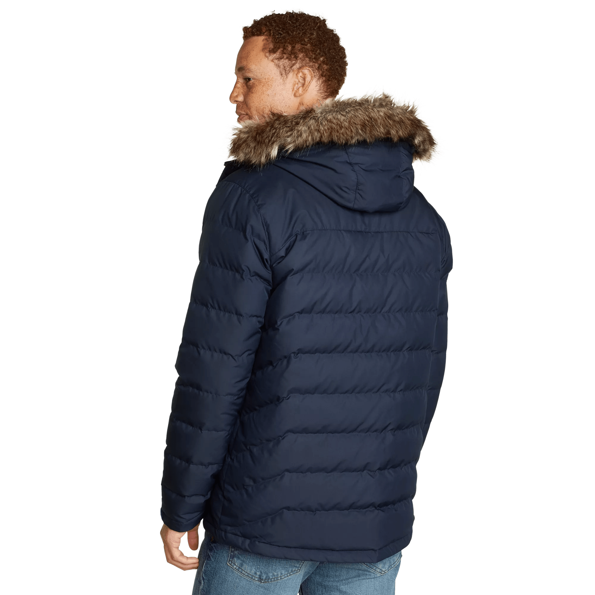 Men's Boundary Pass Down Hooded Parka - Image 2