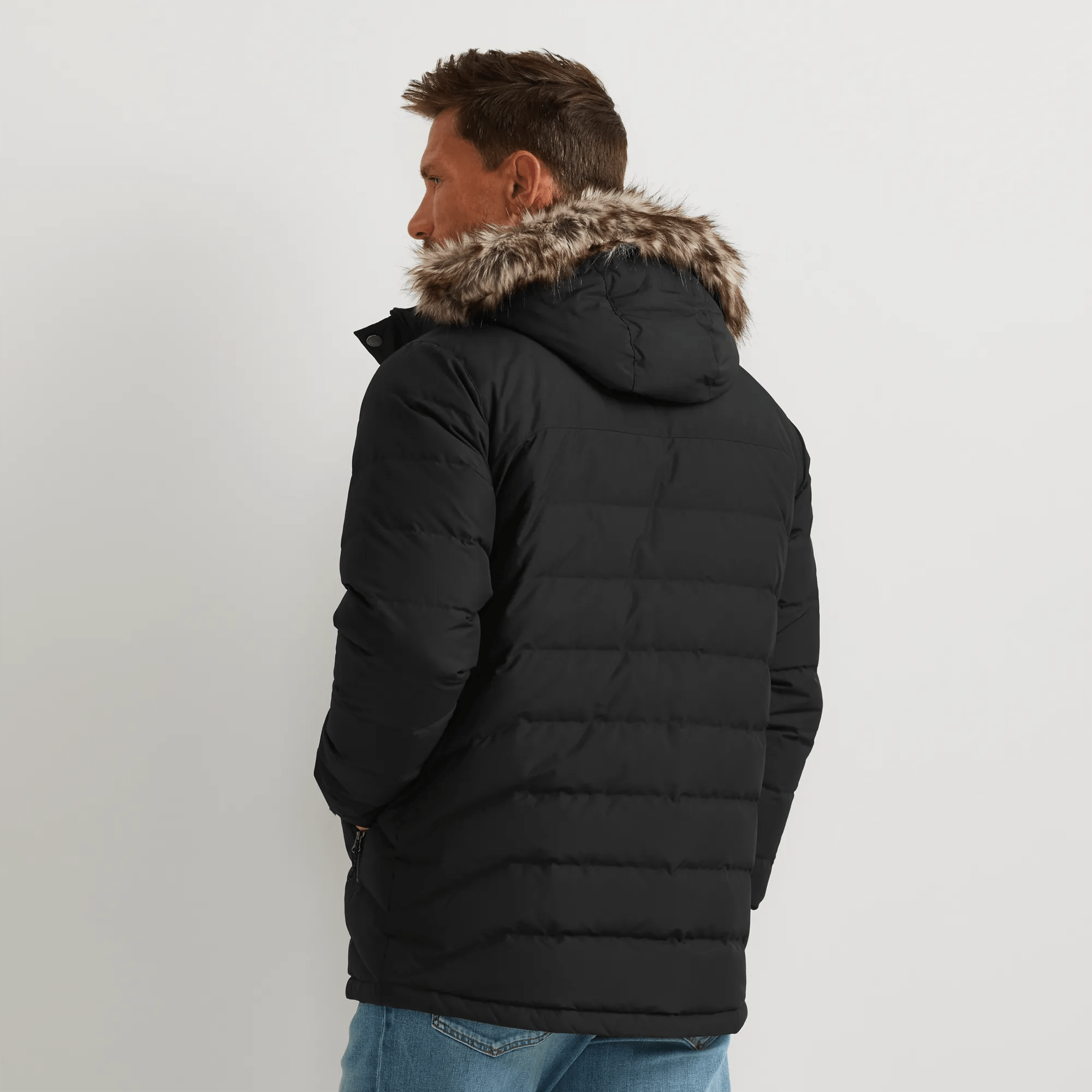 Men's Boundary Pass Down Hooded Parka - Image 2