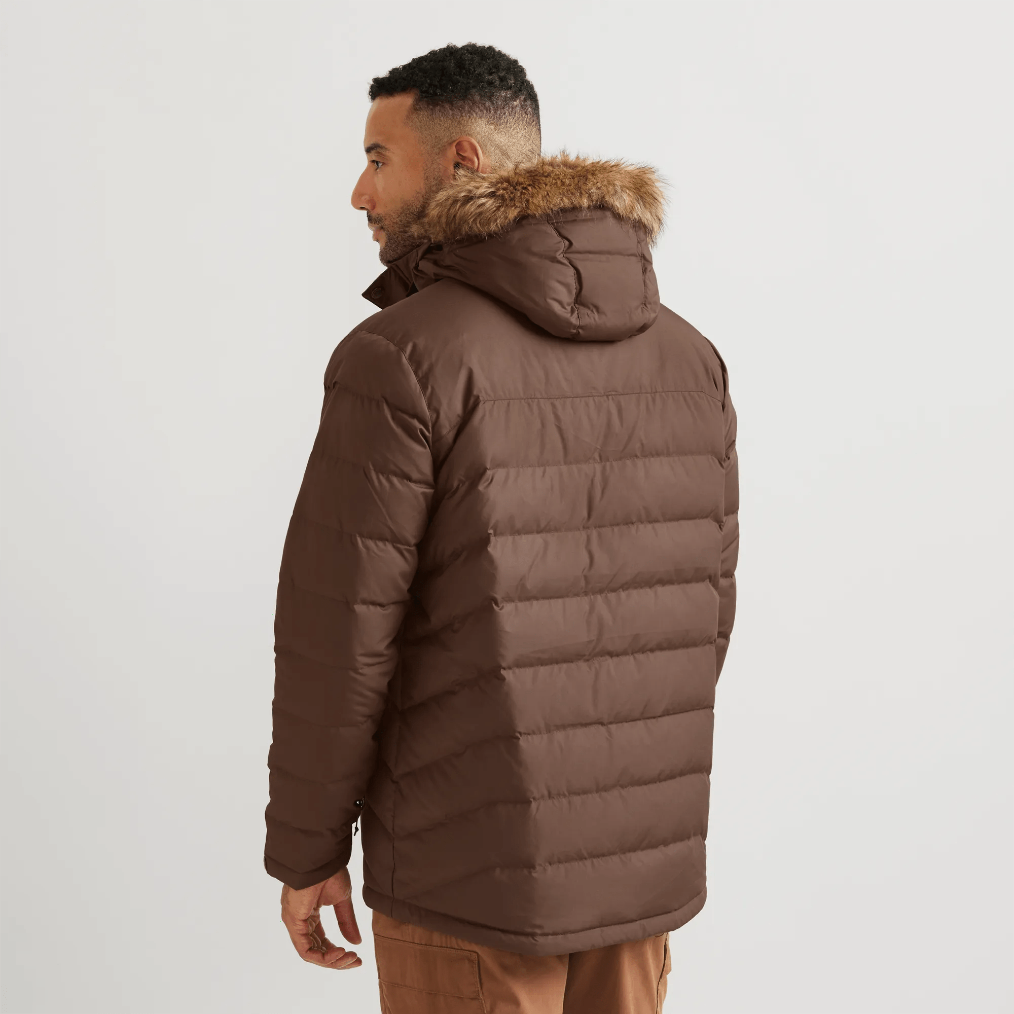 Men's Boundary Pass Down Hooded Parka - Image 2