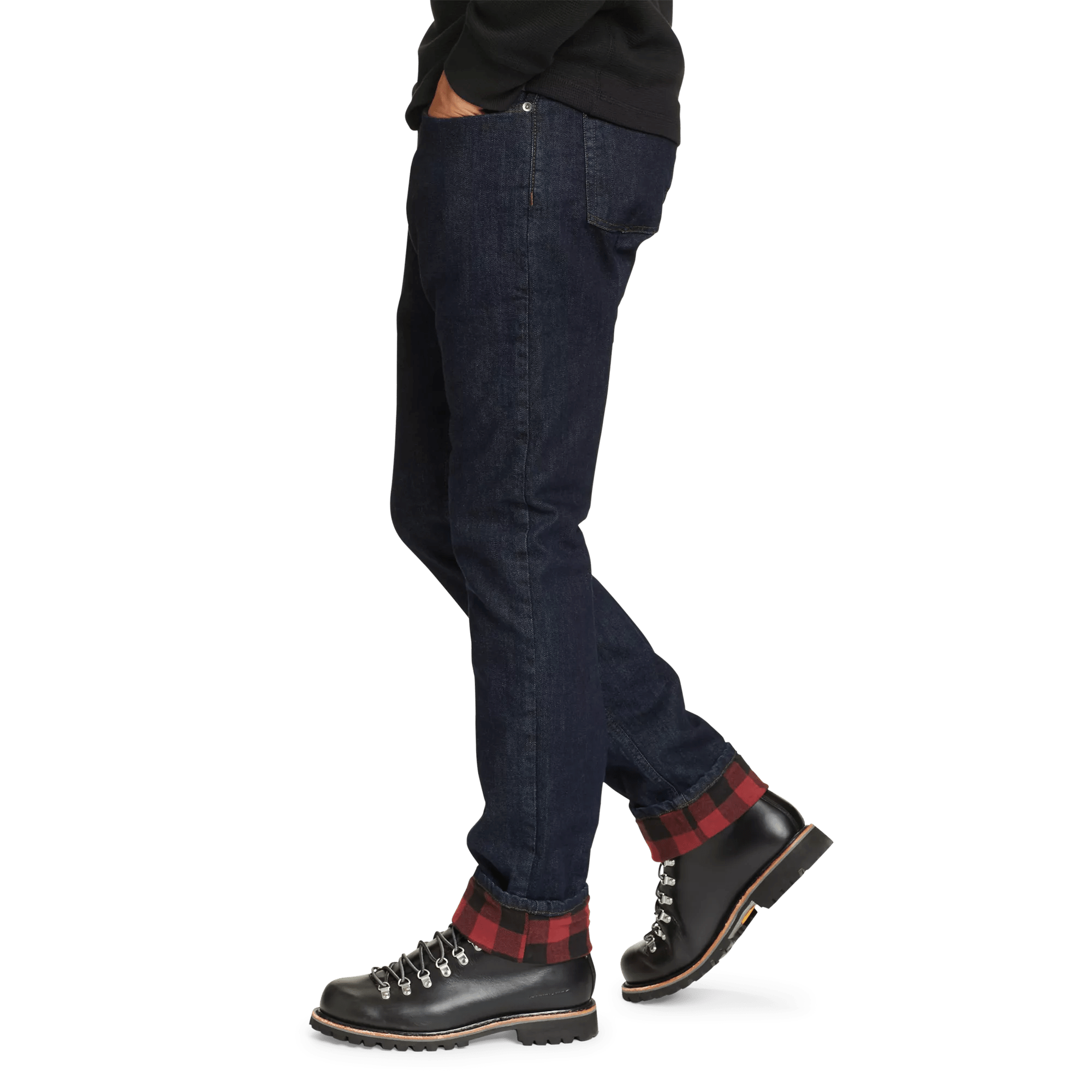 Men's H2Low Flex Flannel-Lined Jeans - Image 3