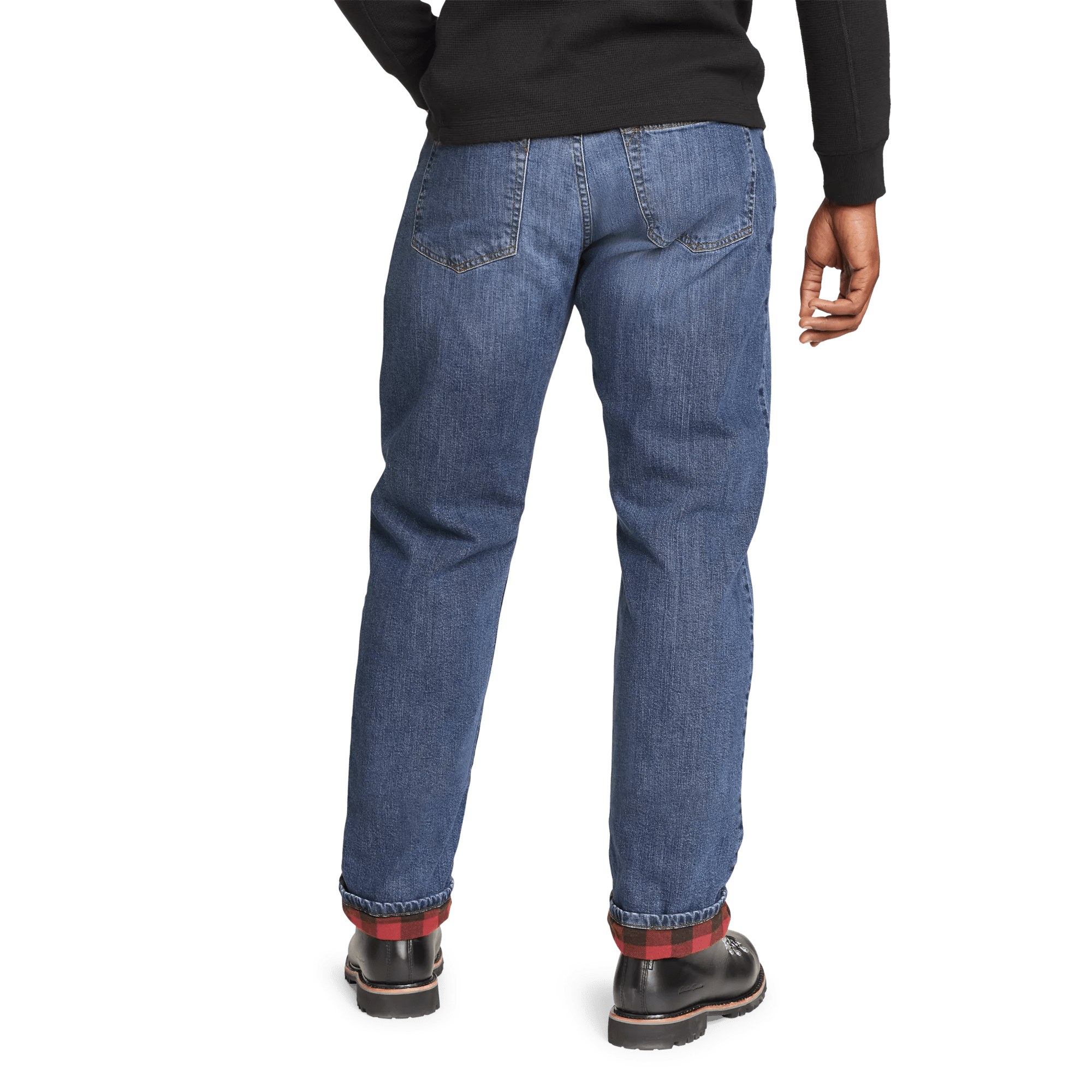 Men's H2Low Flex Flannel-Lined Jeans - Image 2