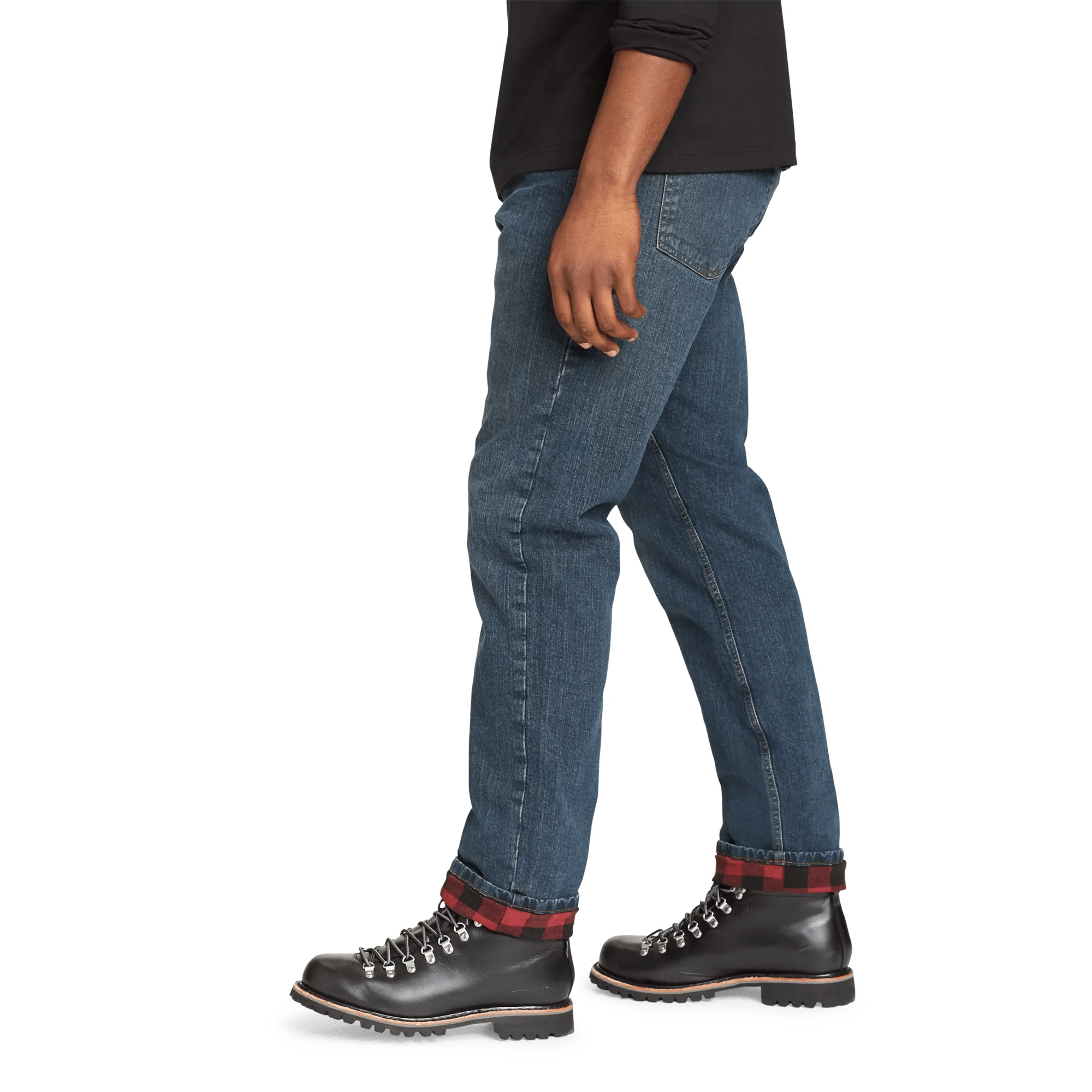 Men's H2Low Flex Flannel-Lined Jeans - Image 3