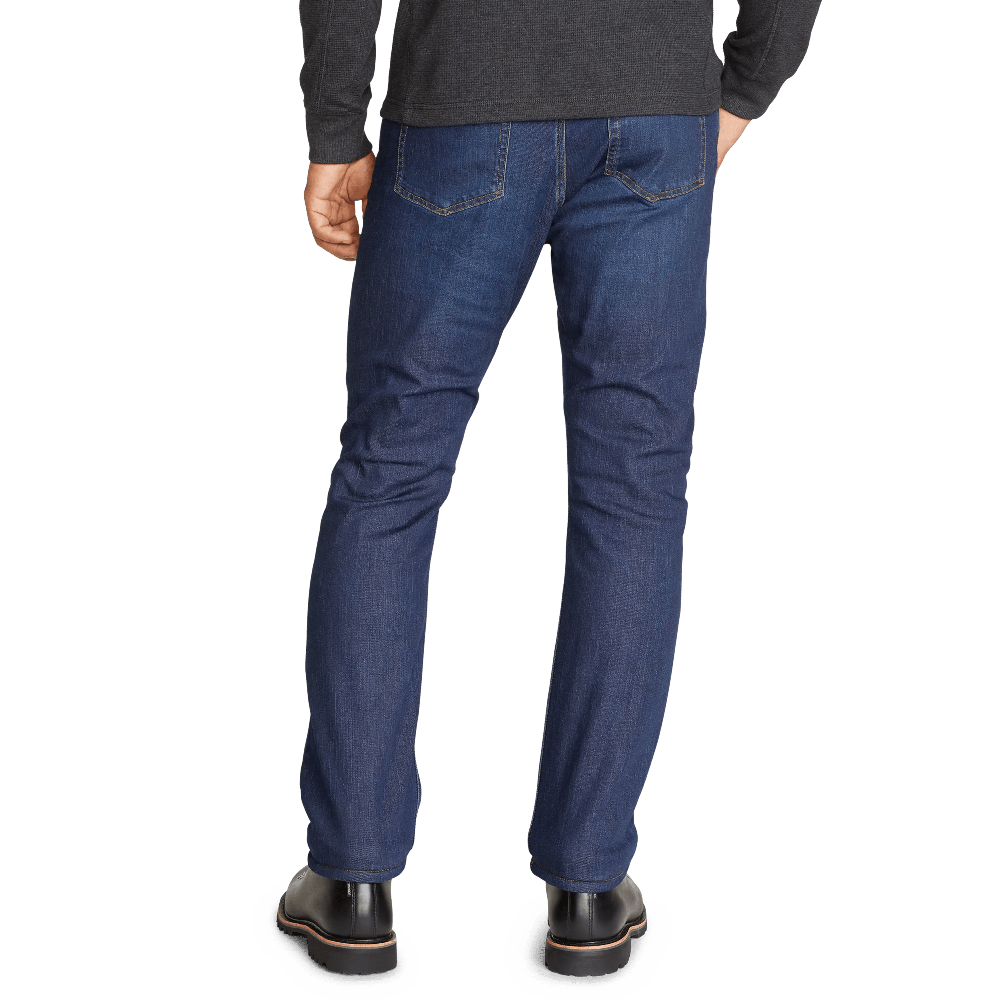 Men's Voyager Flex Fleece-Lined Straight Fit Jeans - Image 2