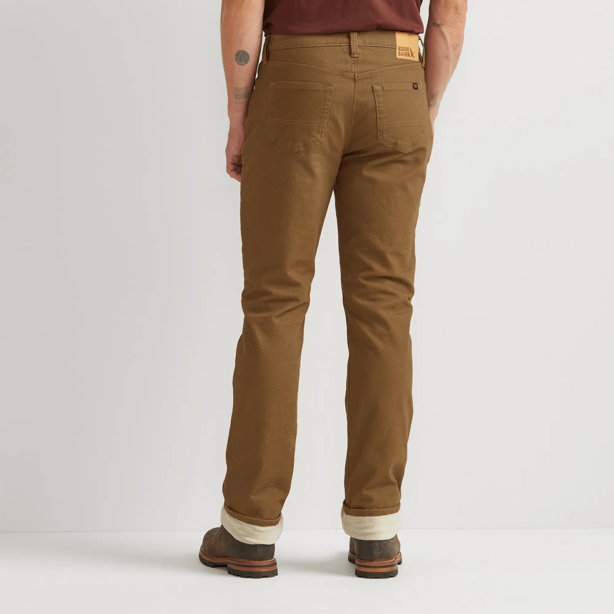 Men's Mountain Flex Fleece-Lined Canvas Pants - Image 2