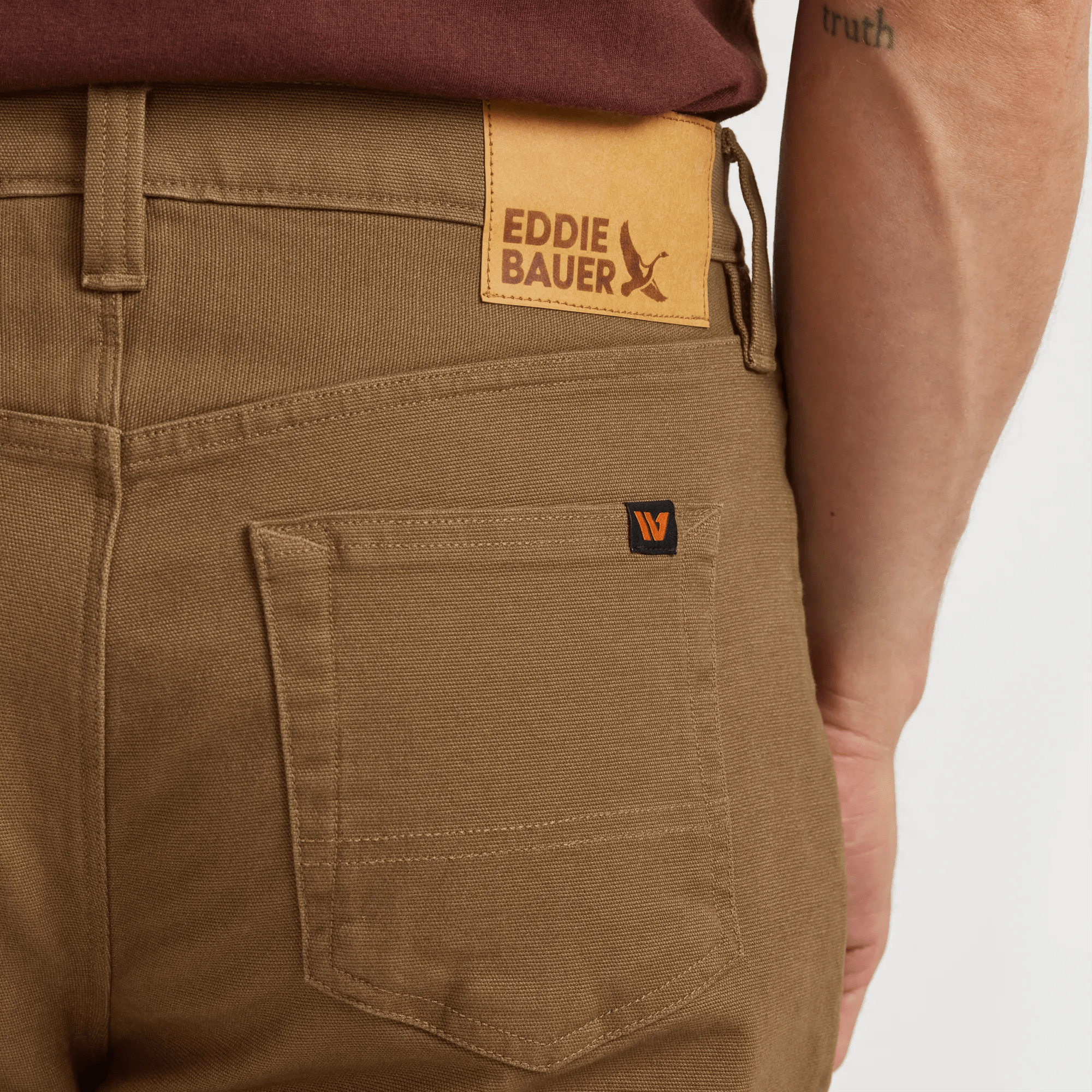 Men's Mountain Flex Fleece-Lined Canvas Pants - Image 3