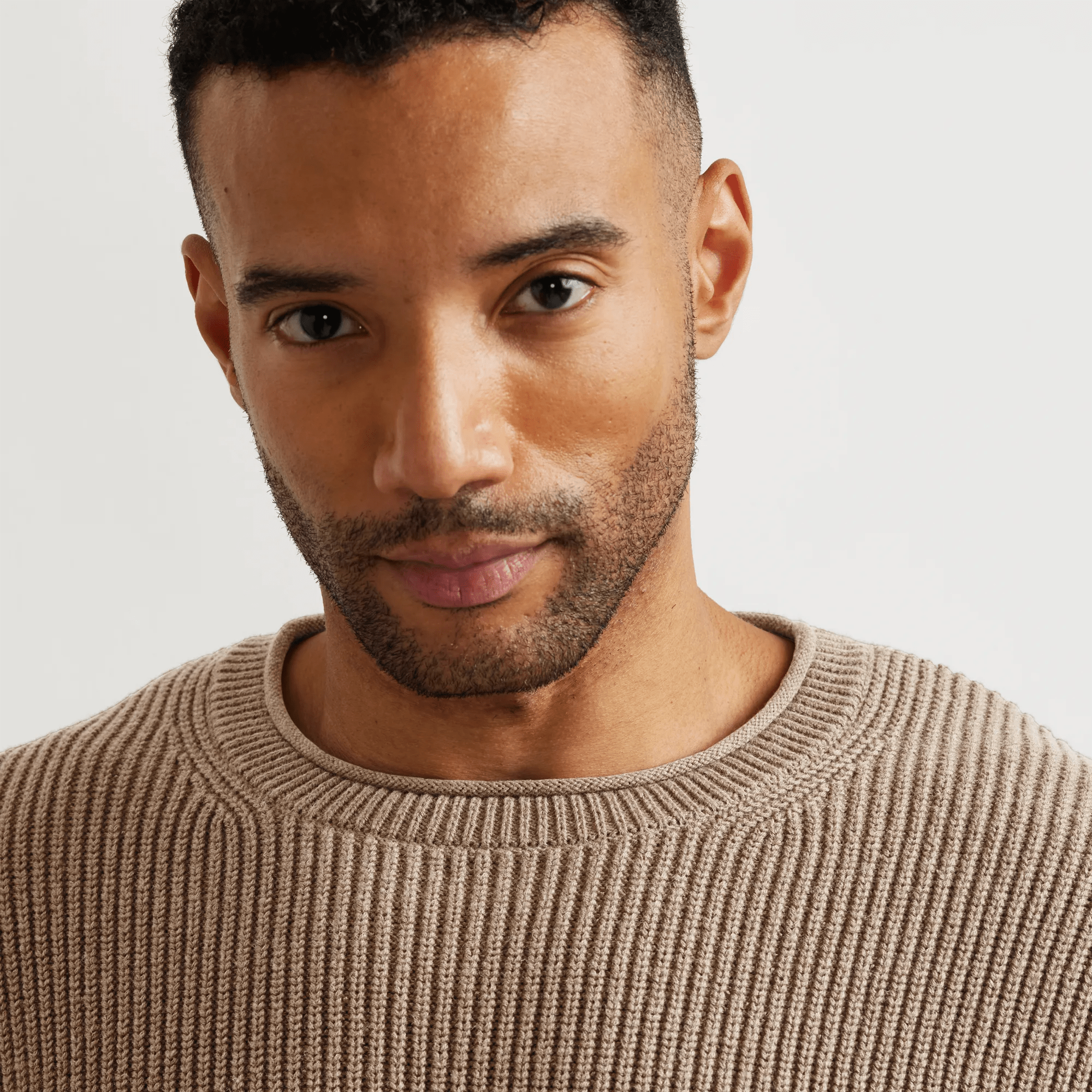 Men's Classic Roll Neck Sweater - Solid - Image 3
