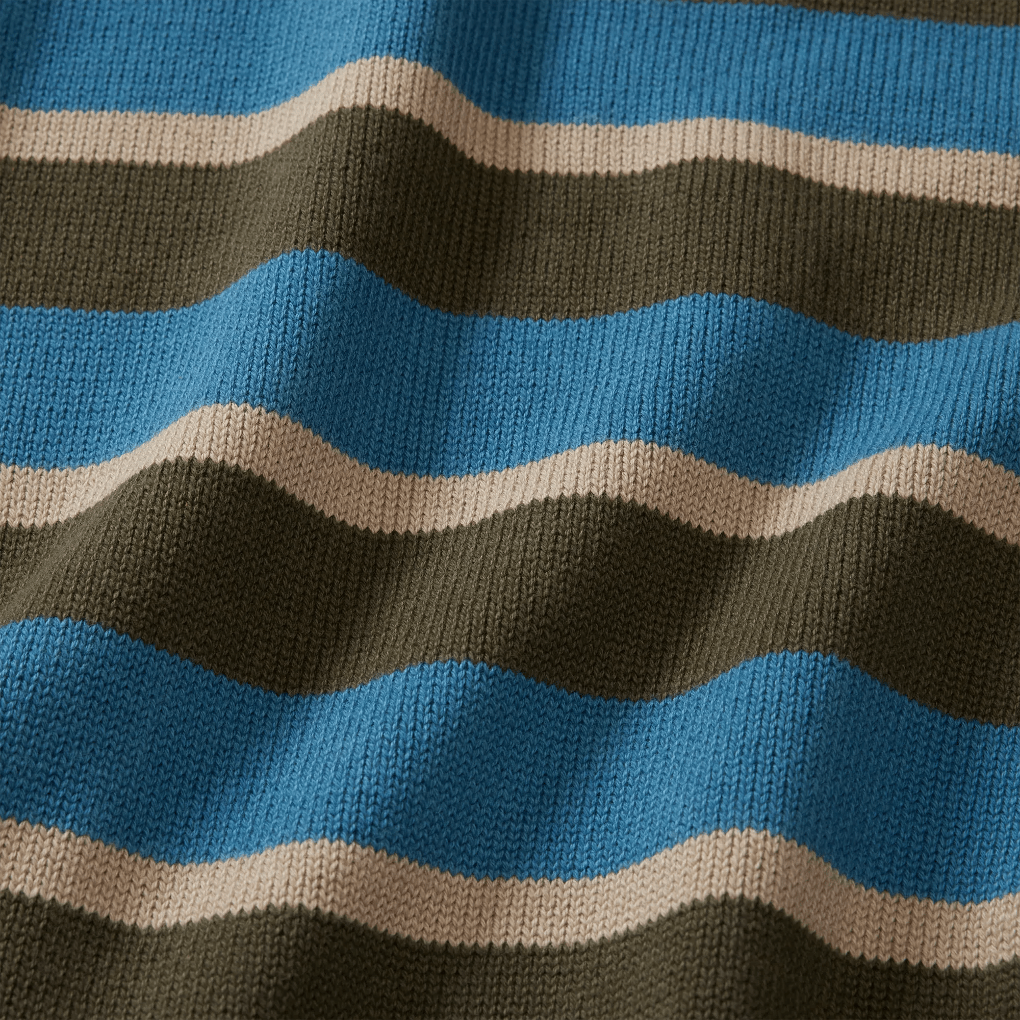 Men's Classic Roll Neck Sweater - Stripe - Image 4