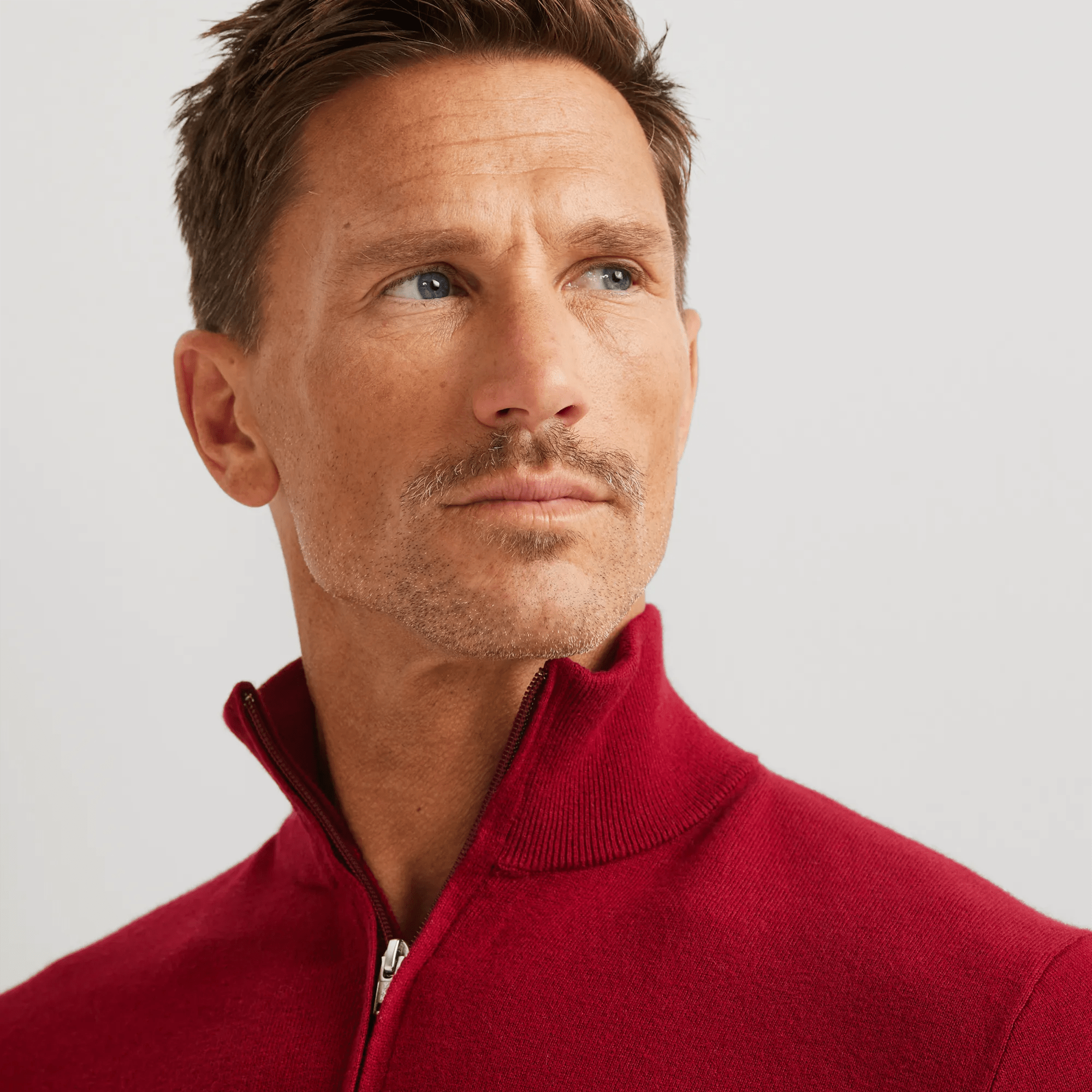 Men's Classic Merino Blend 1/4-Zip Sweater - Image 2
