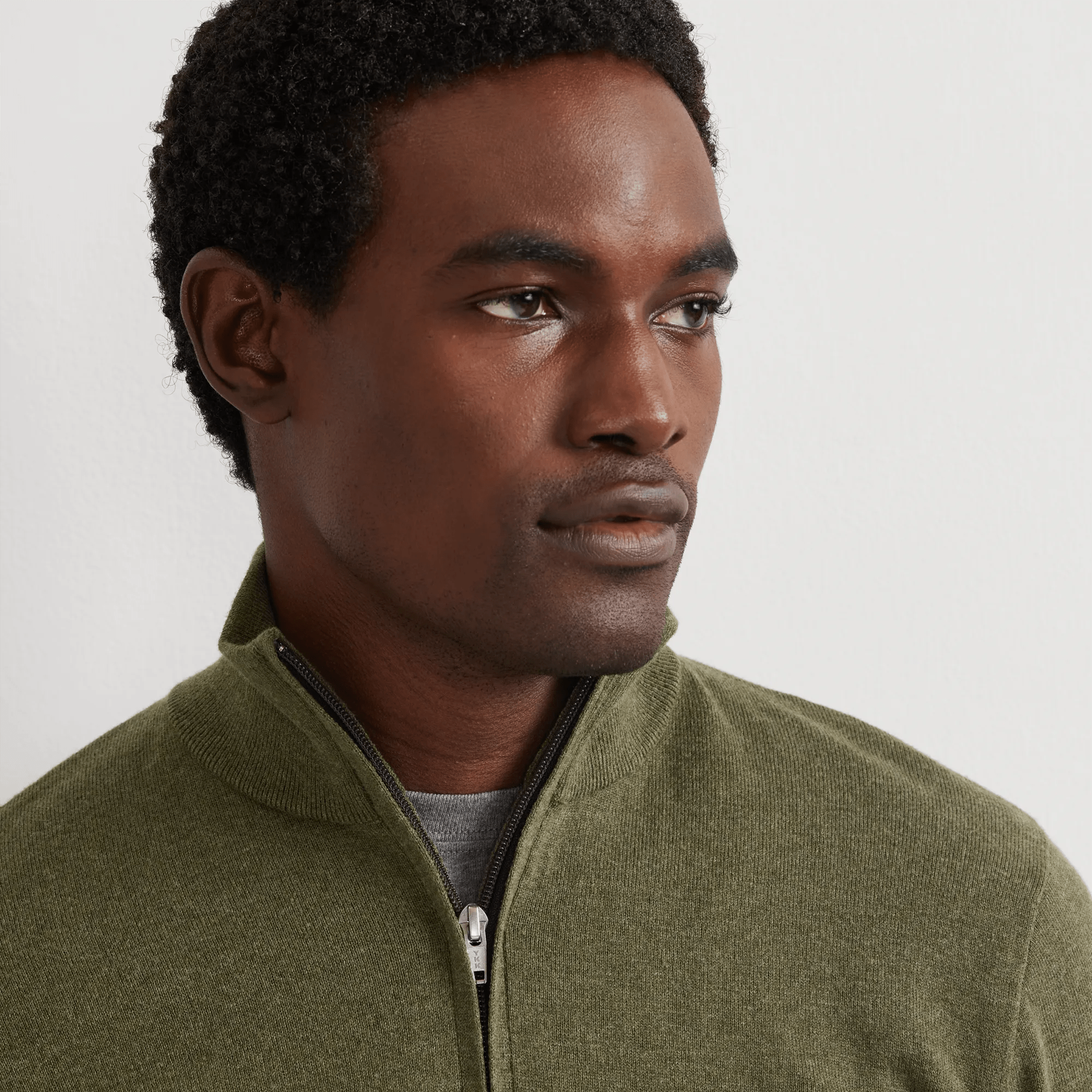 Men's Classic Merino Blend 1/4-Zip Sweater - Image 3