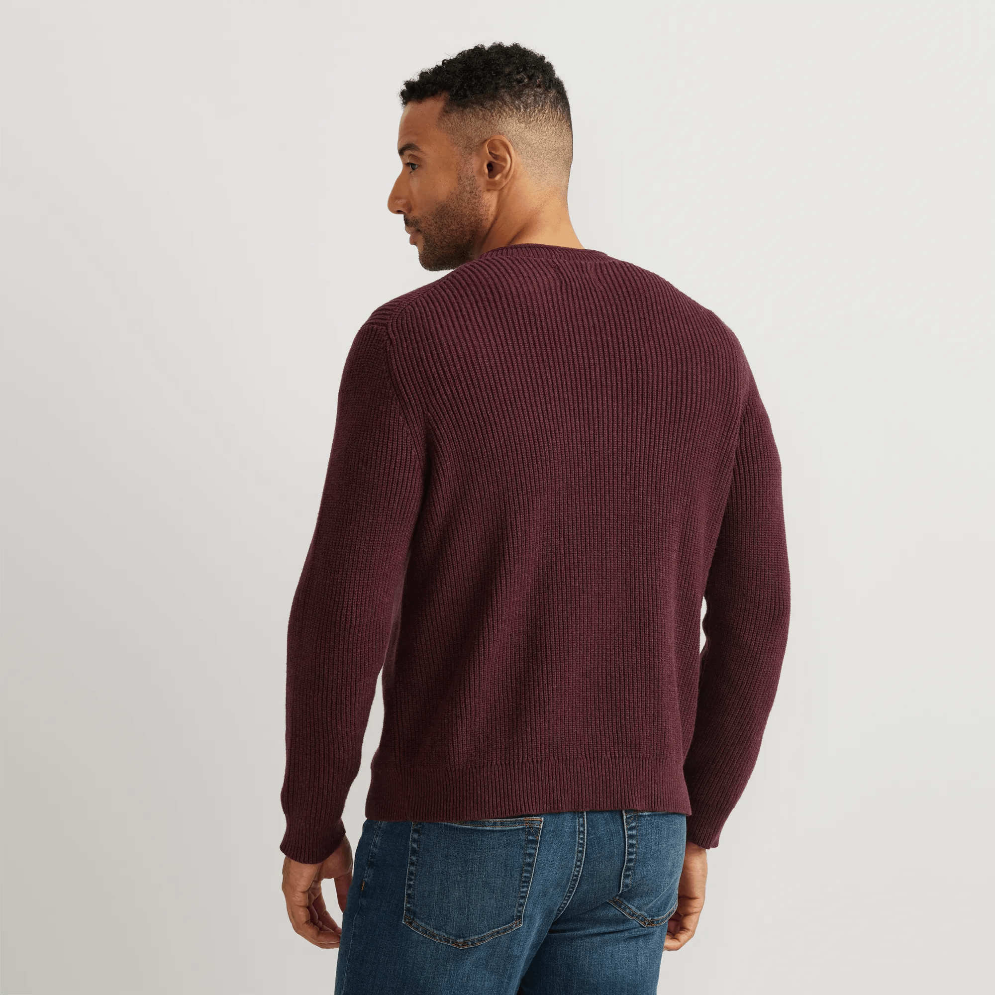 Men's Signature Roll Neck Sweater - Solid - Image 2