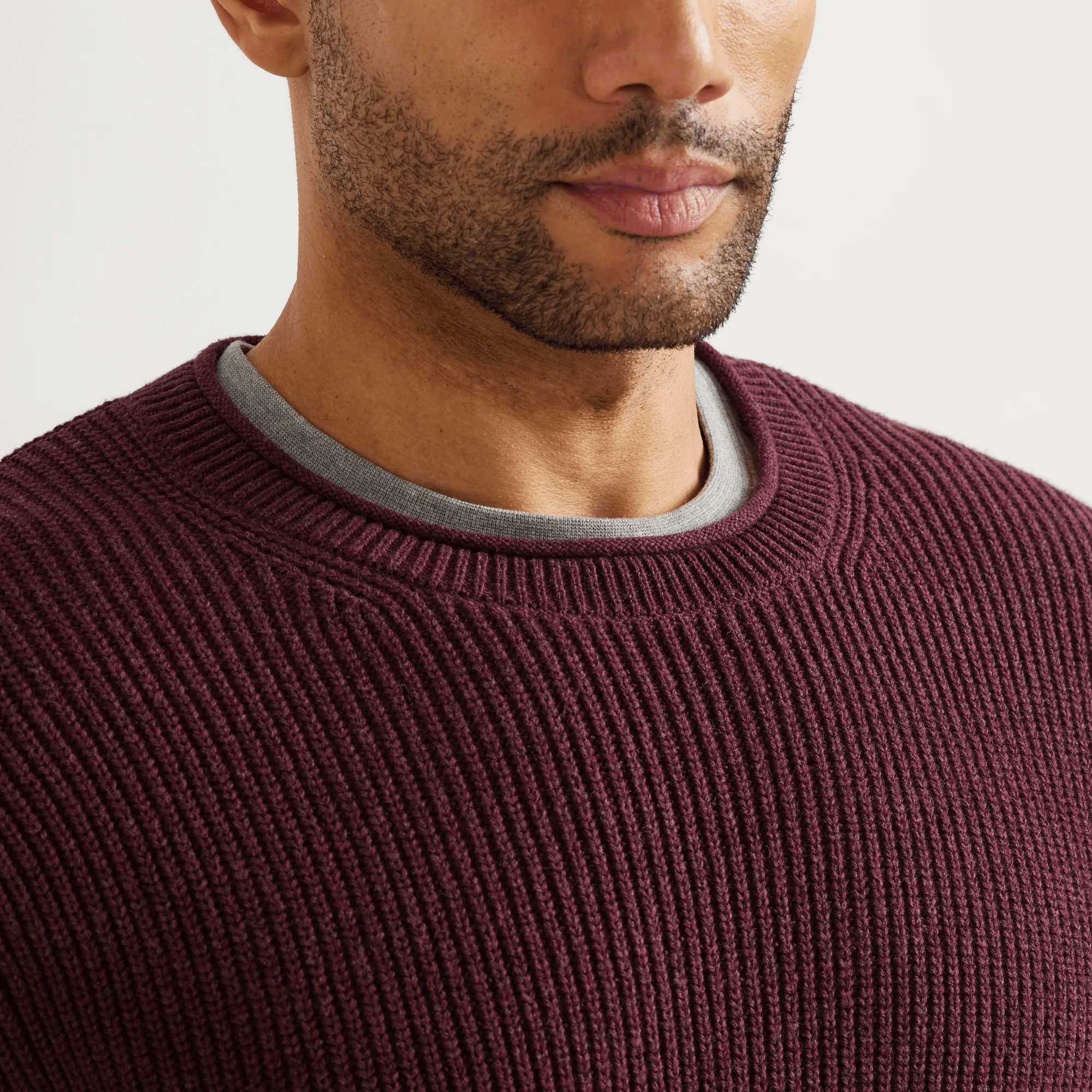 Men's Signature Roll Neck Sweater - Solid - Image 3