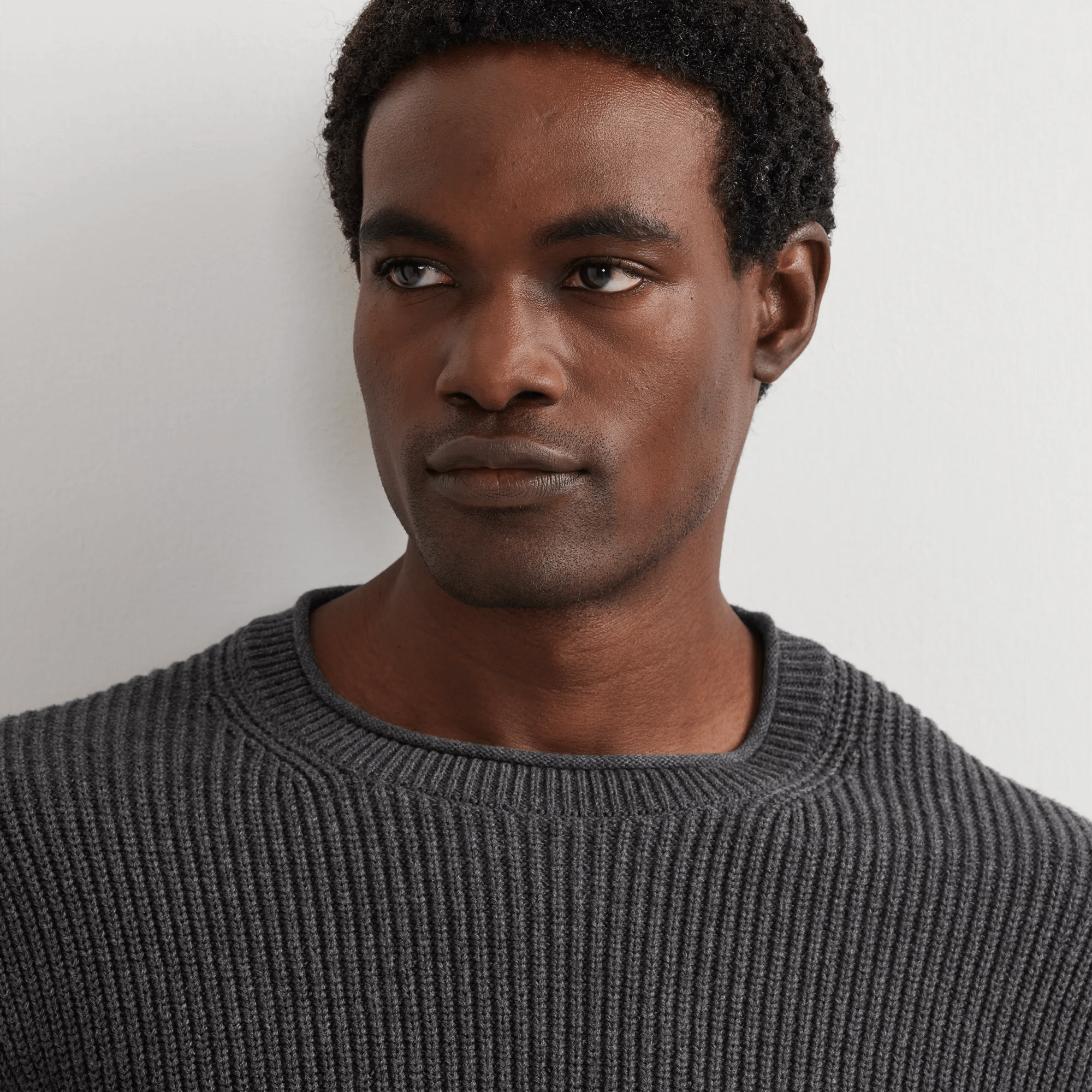 Men's Signature Roll Neck Sweater - Solid - Image 3