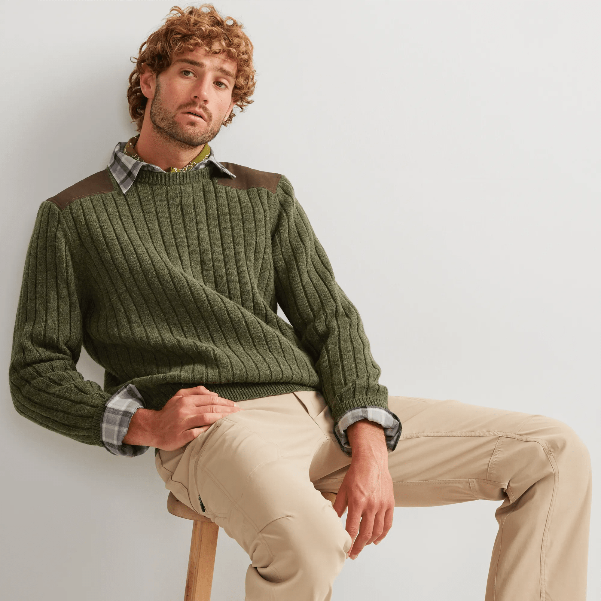 Men's Patch Crewneck Sweater - Image 4