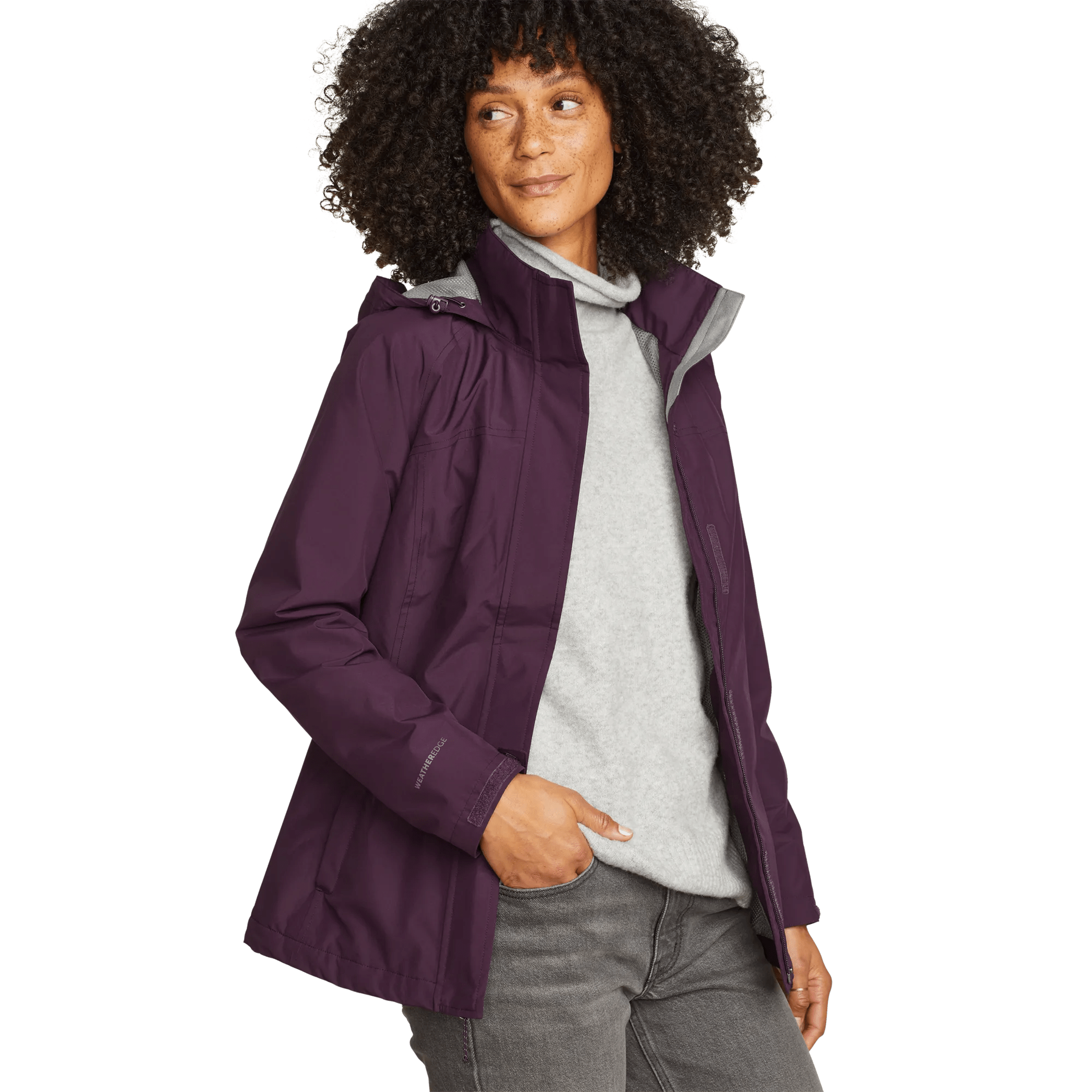 Women's Rainfoil? Waterproof Packable Hooded Rain Jacket - Image 4