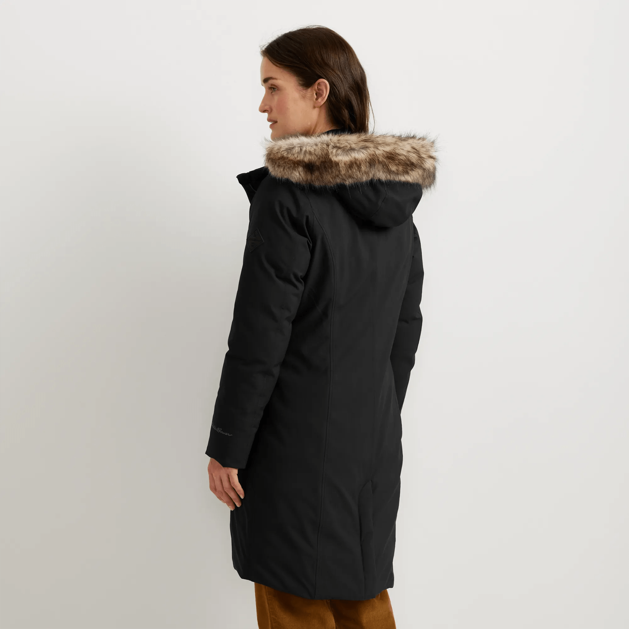 Women's Olympia Waterproof Down Hooded Stadium Coat - Image 2