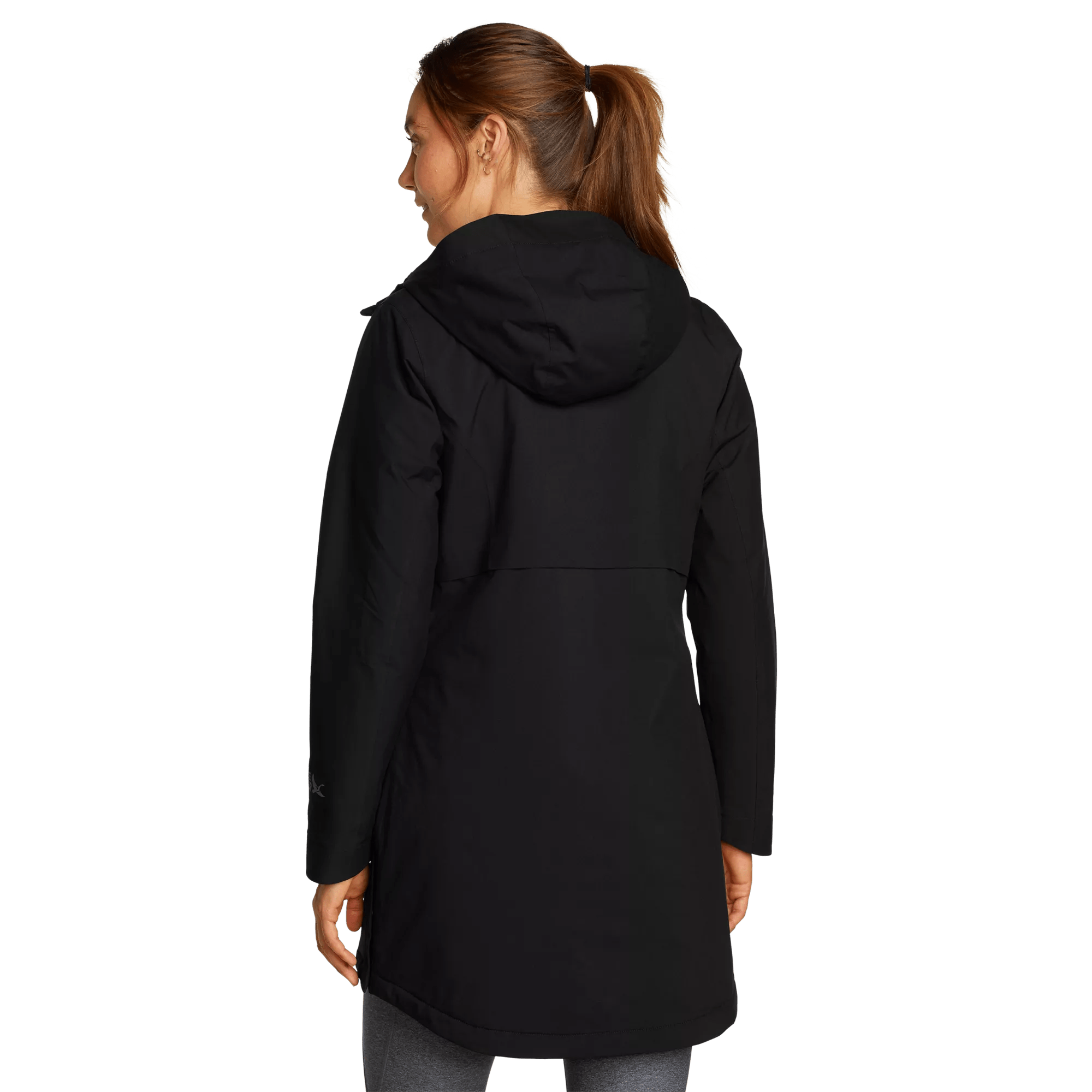Women's Cloud Cap Stretch Insulated Waterproof Trench Coat - Image 2