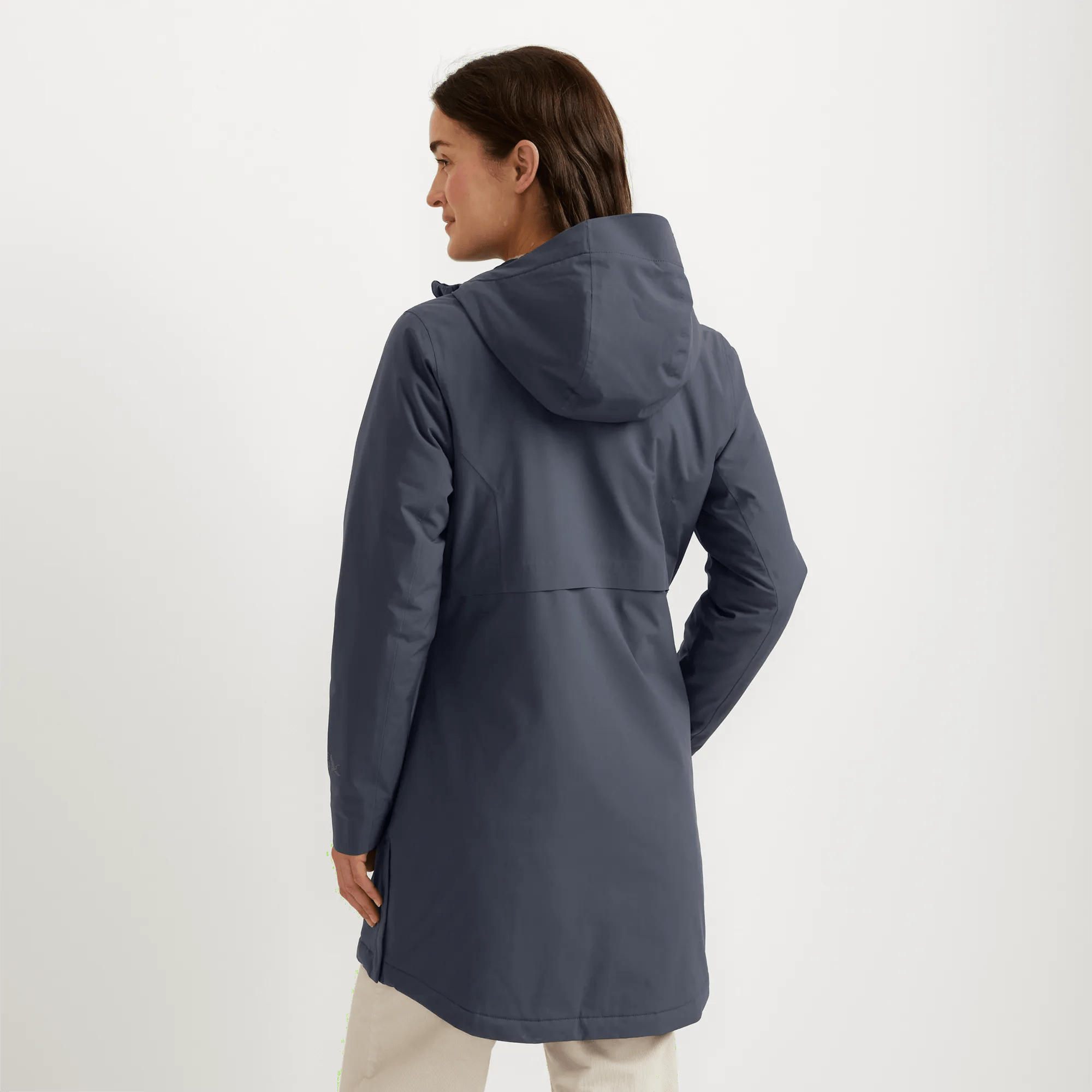 Women's Cloud Cap Stretch Insulated Waterproof Trench Coat - Image 2