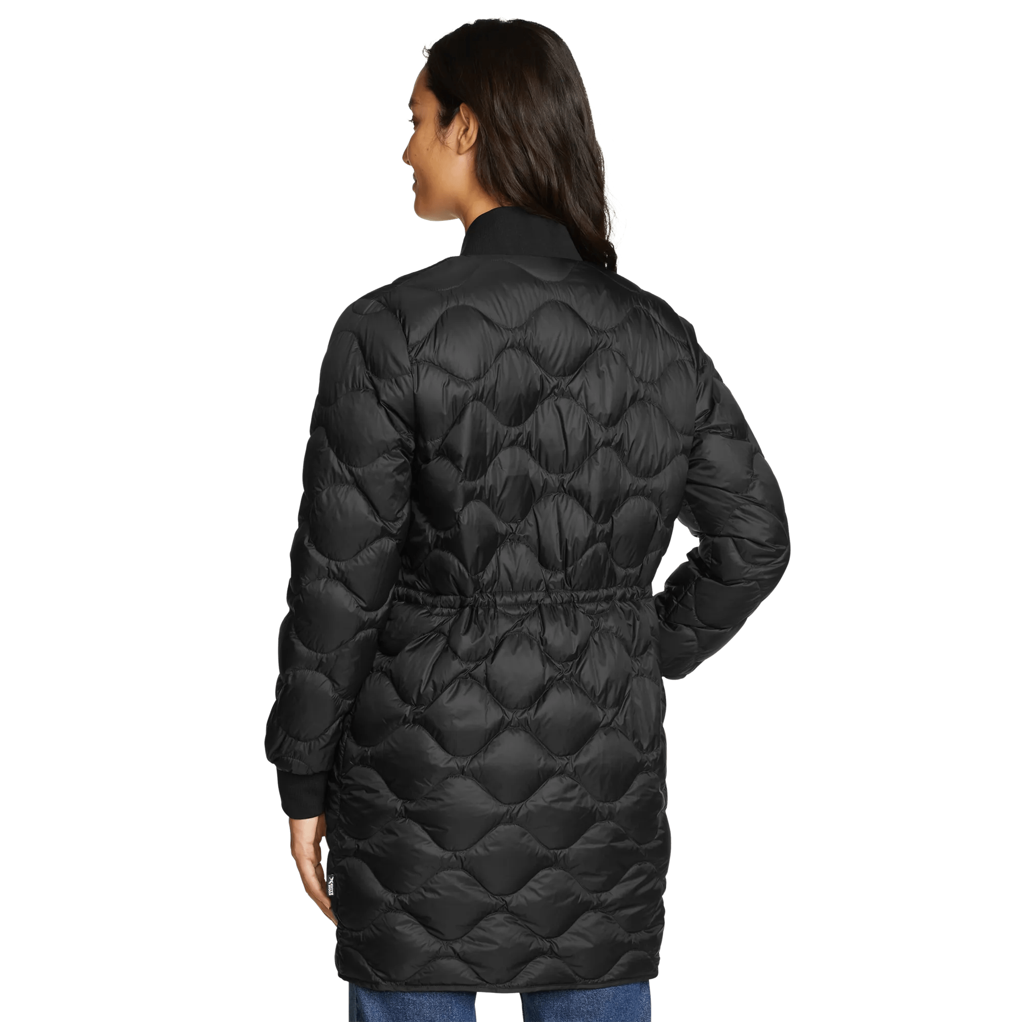 Women's Shaw Long Down Bomber Jacket - Image 2