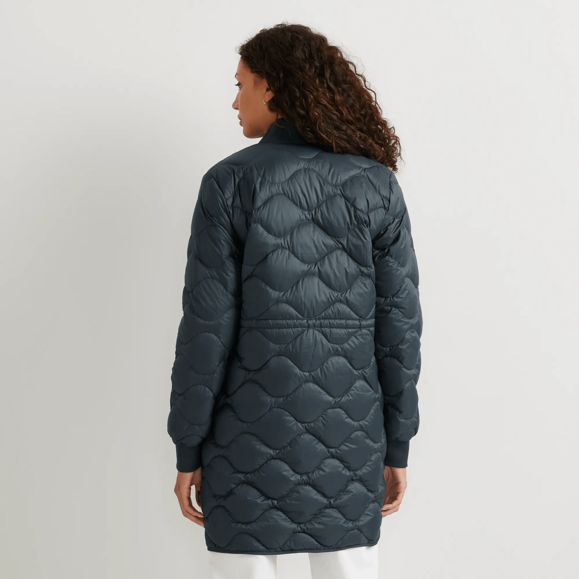 Women's Shaw Long Down Bomber Jacket - Image 2