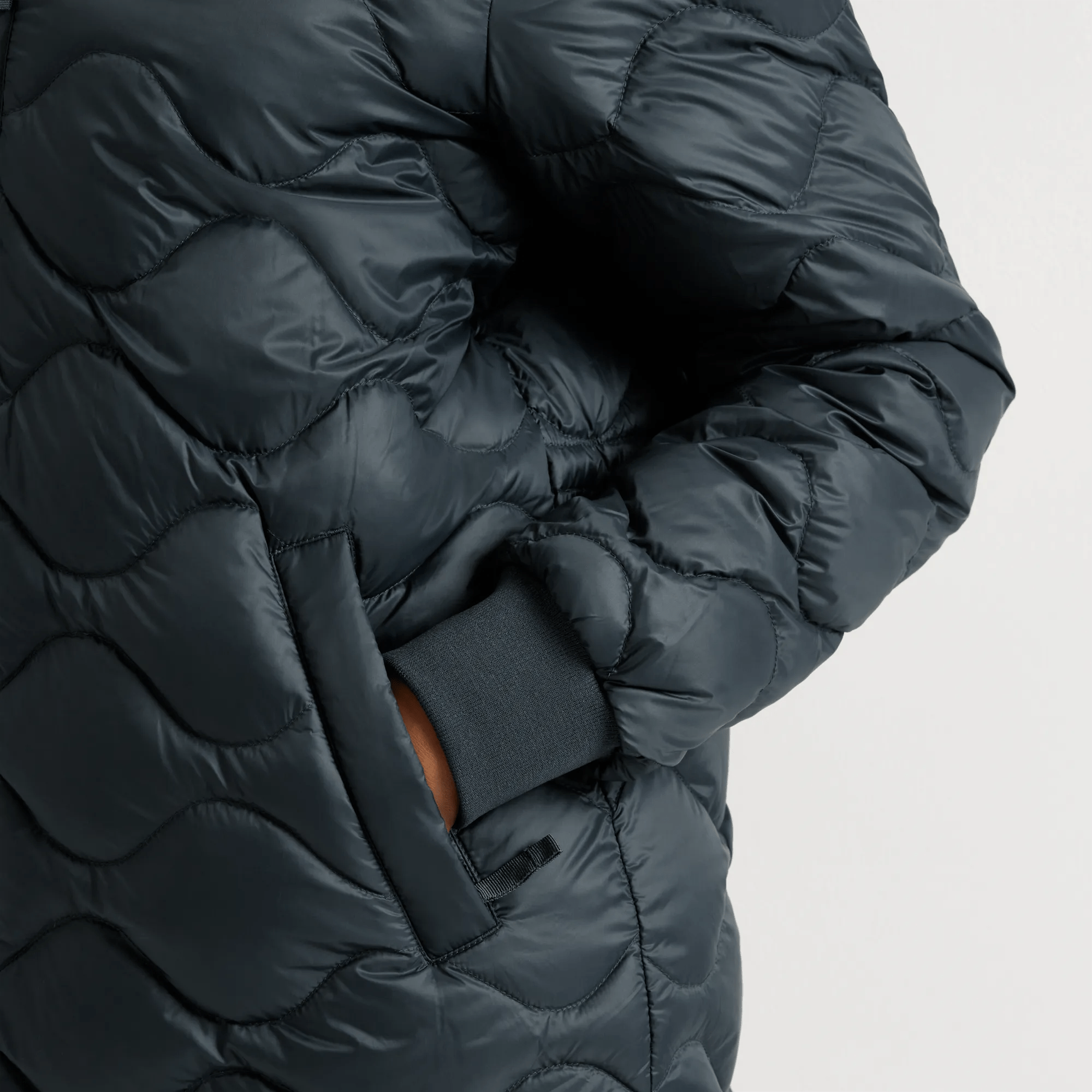 Women's Shaw Long Down Bomber Jacket - Image 3