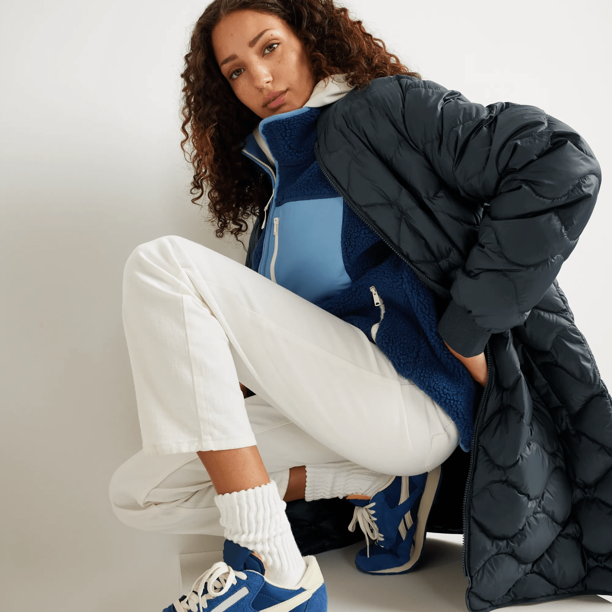 Women's Shaw Long Down Bomber Jacket - Image 4