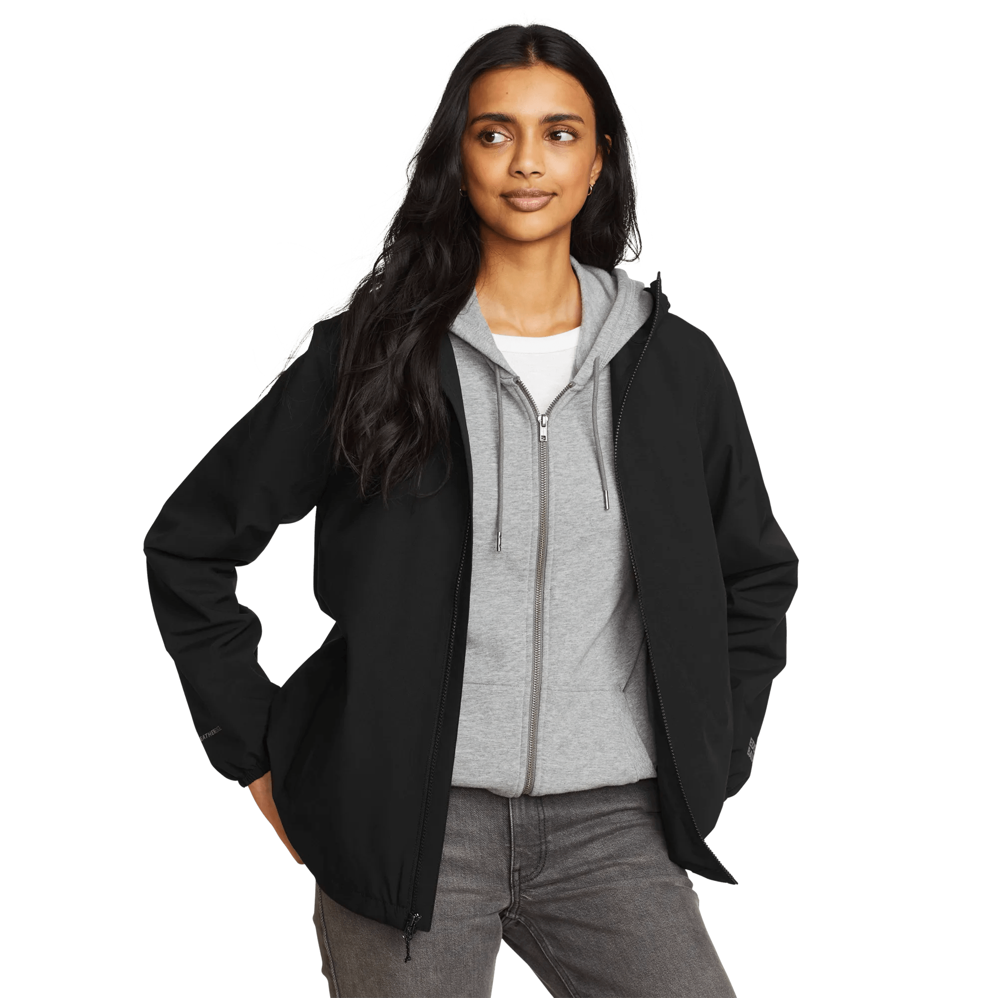 Women's Rainy Pass Water-Repellent Hooded Jacket - Image 3