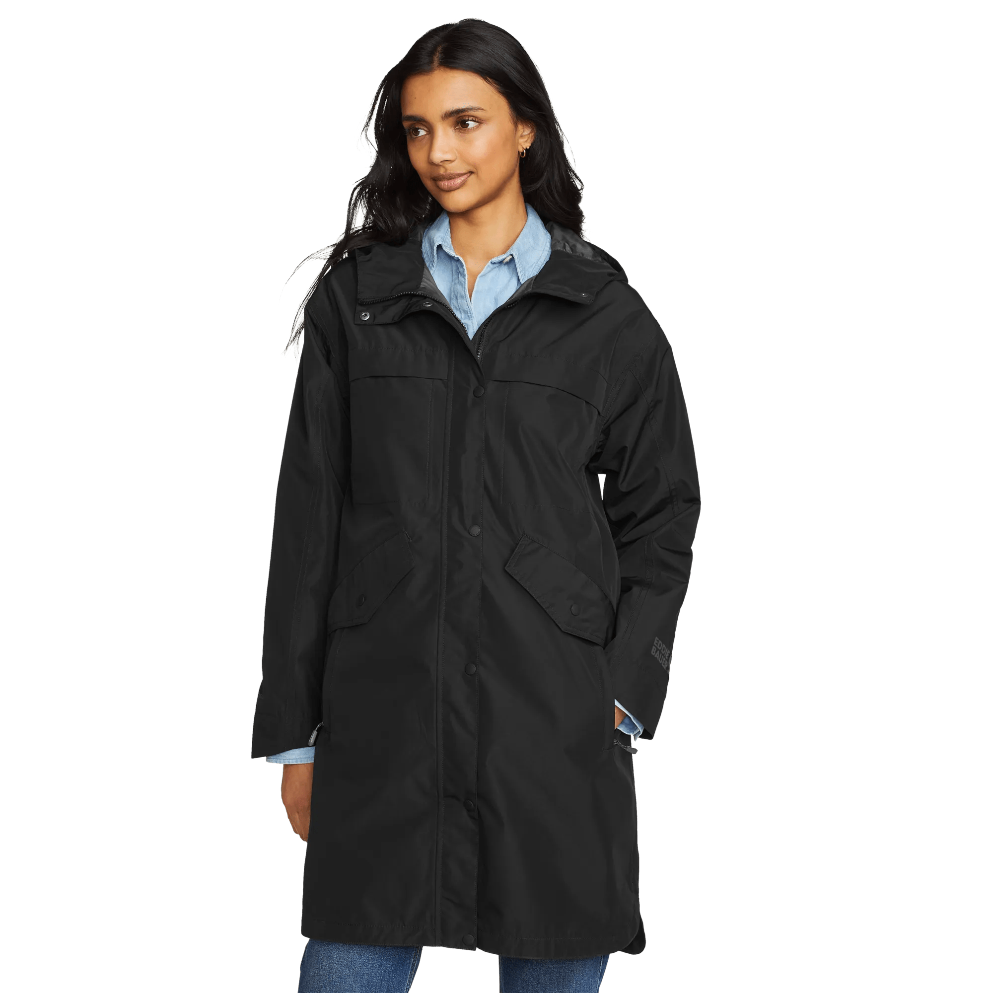 Women's Rainfoil? Waterproof Hooded Trench Coat - Image 3