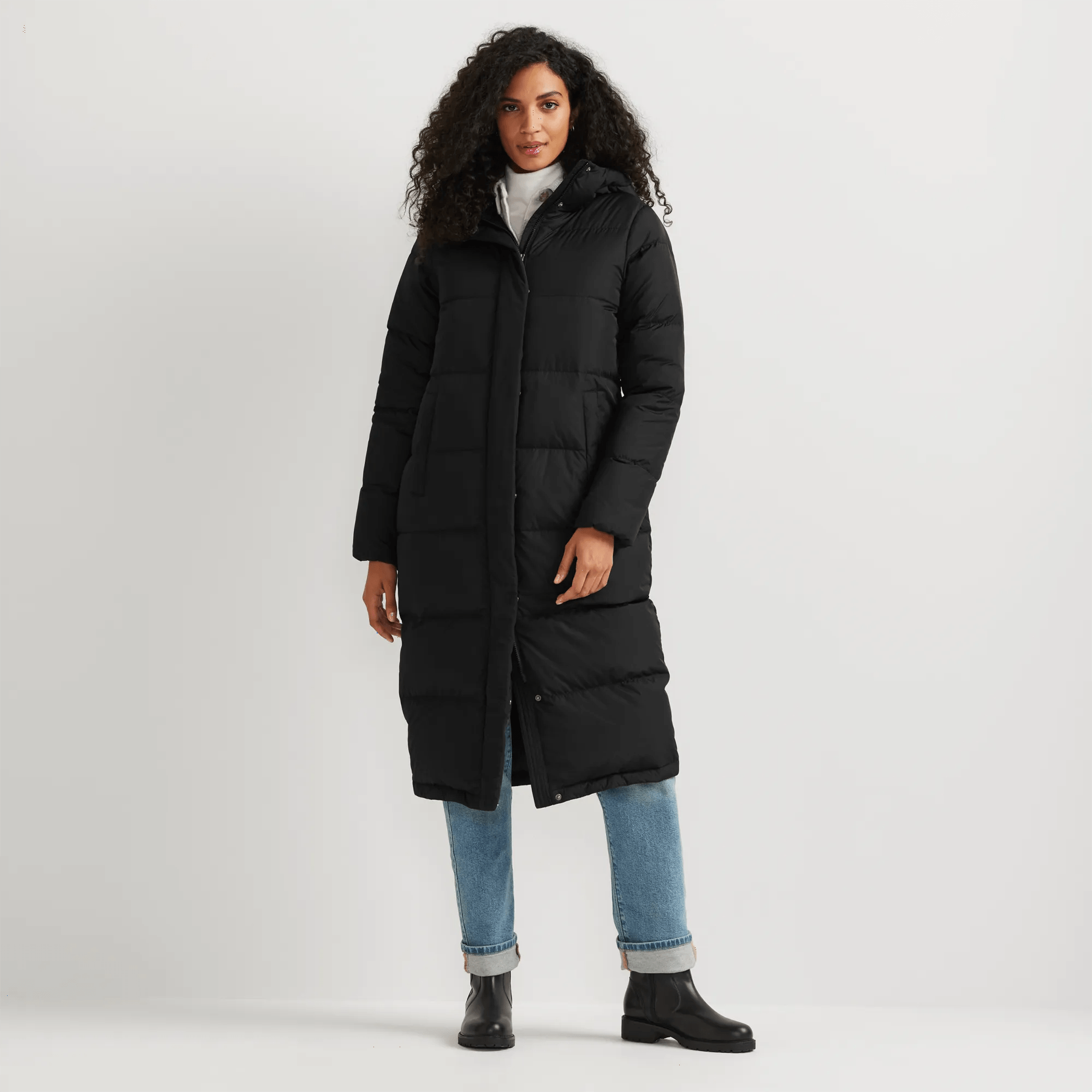 Women's Ketchum Down Hooded Duffle Coat - Image 3