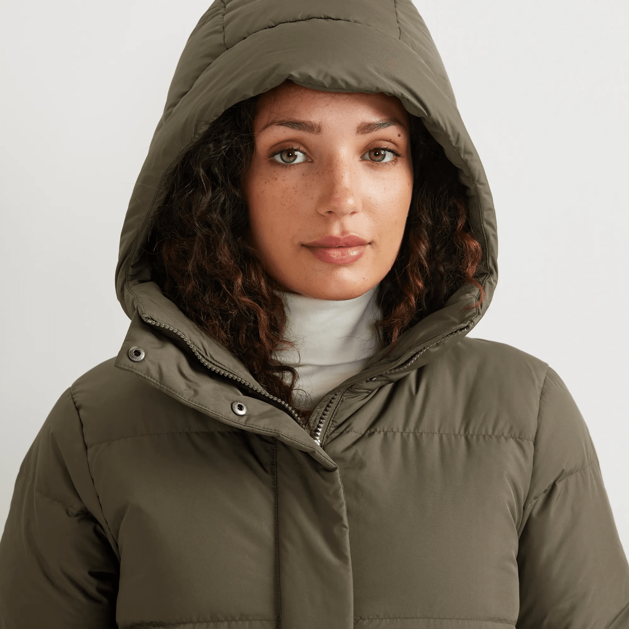 Women's Ketchum Down Hooded Duffle Coat - Image 4