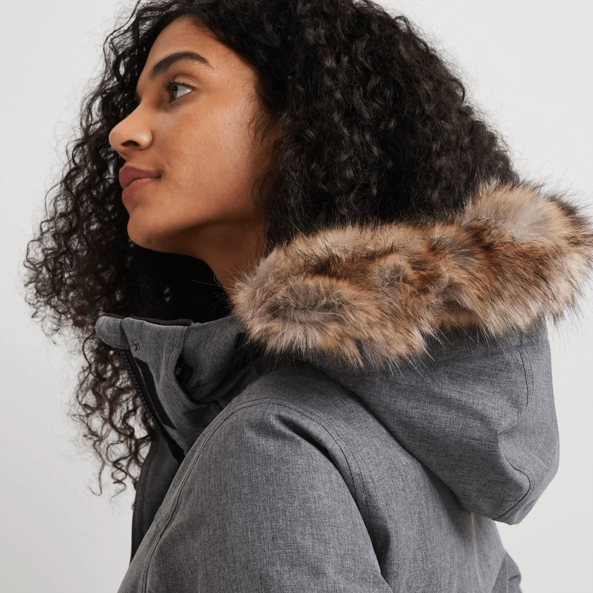 Women's Superior Down Waterproof Hooded Stadium Coat - Image 3