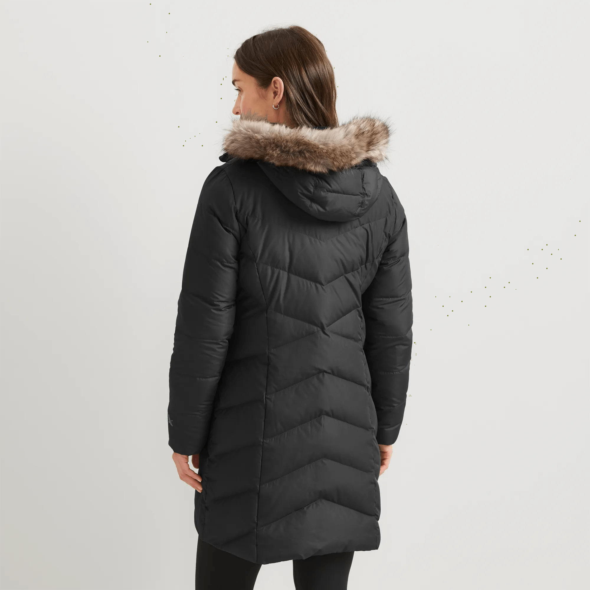 Women's Classic Down Hooded Parka - Image 2