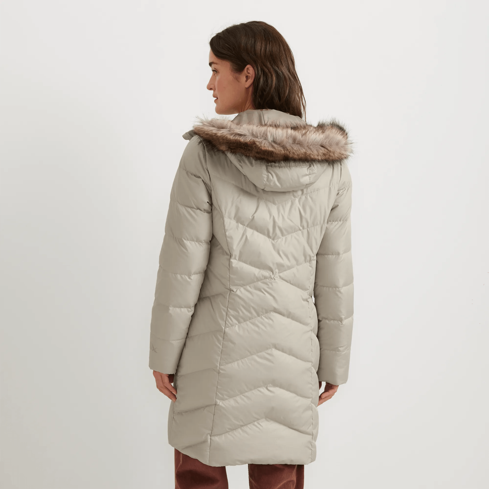Women's Classic Down Hooded Parka - Image 2