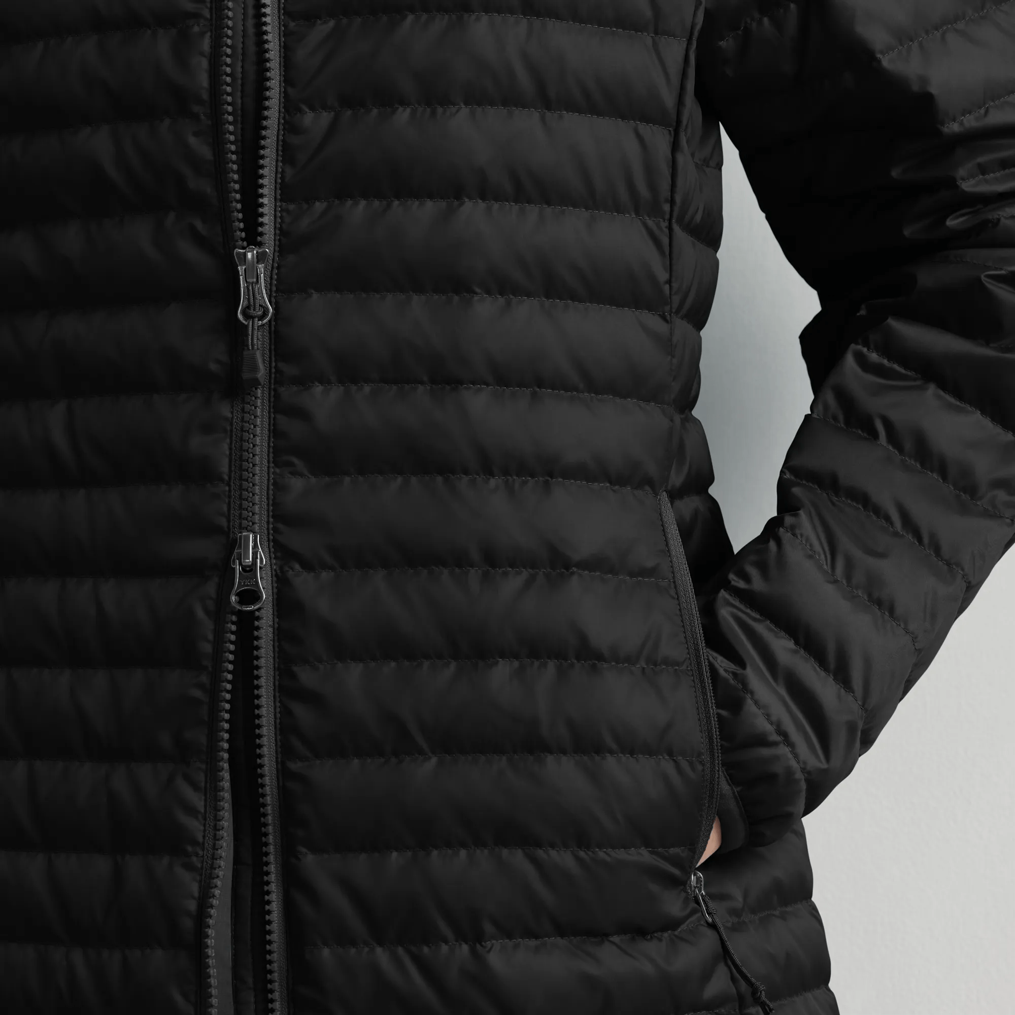 Women's Microlight Packable Down Hooded Parka - Image 3