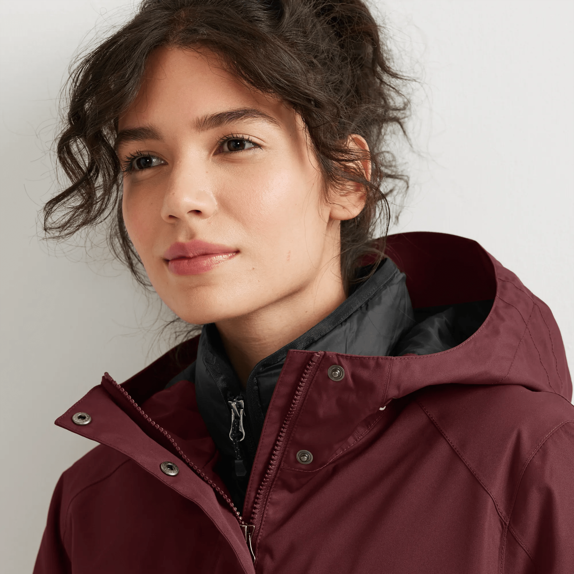 Women's Mountain Town 3-In-1 Down Hooded Parka - Image 3