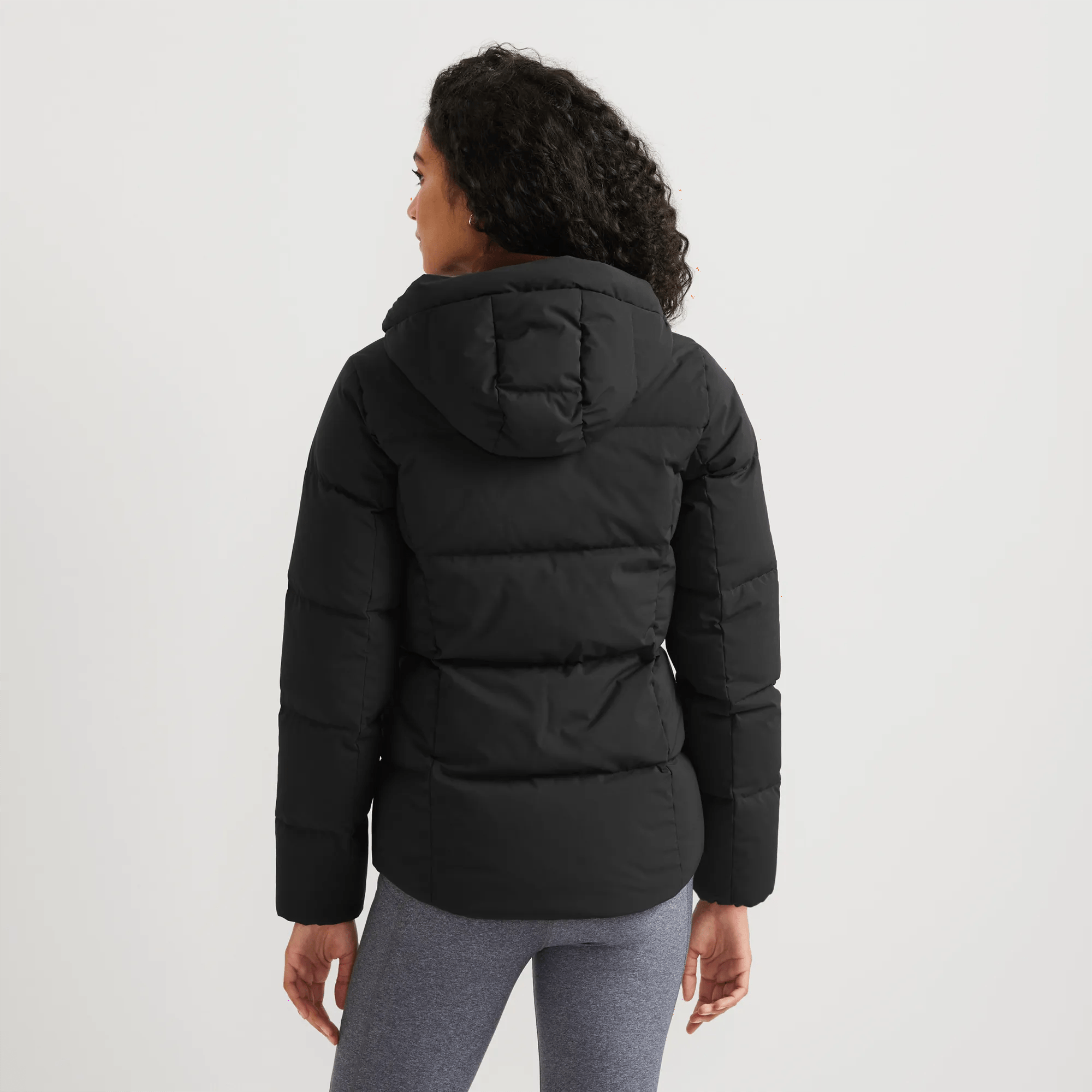 Women's Essential Down Hooded Jacket - Image 2