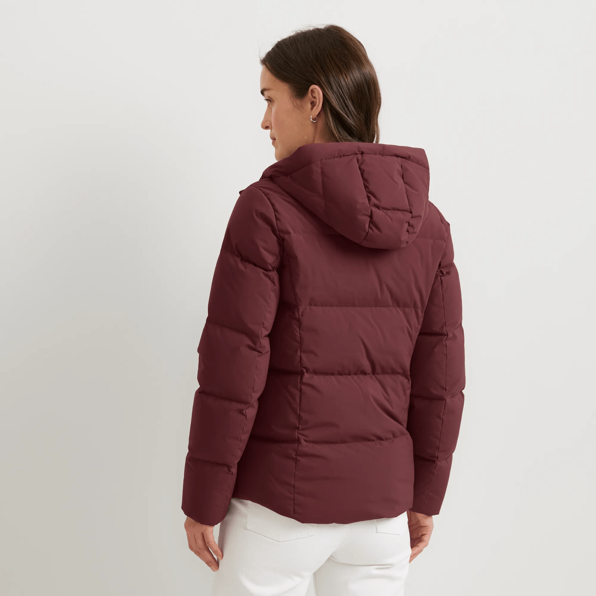Women's Essential Down Hooded Jacket - Image 2