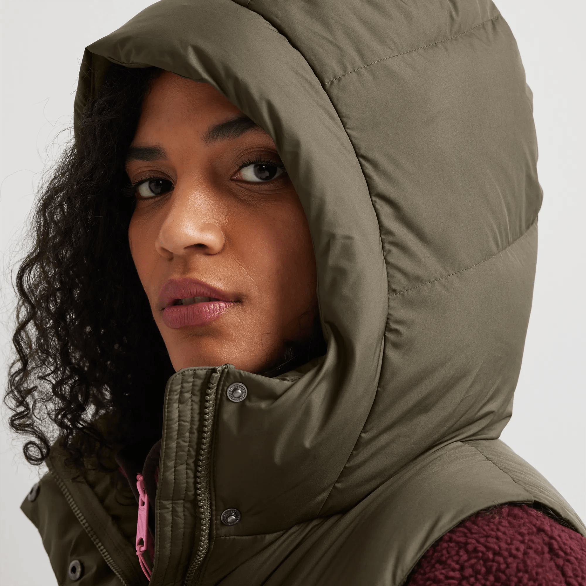 Women's Ketchum Long Down Hooded Vest - Image 5
