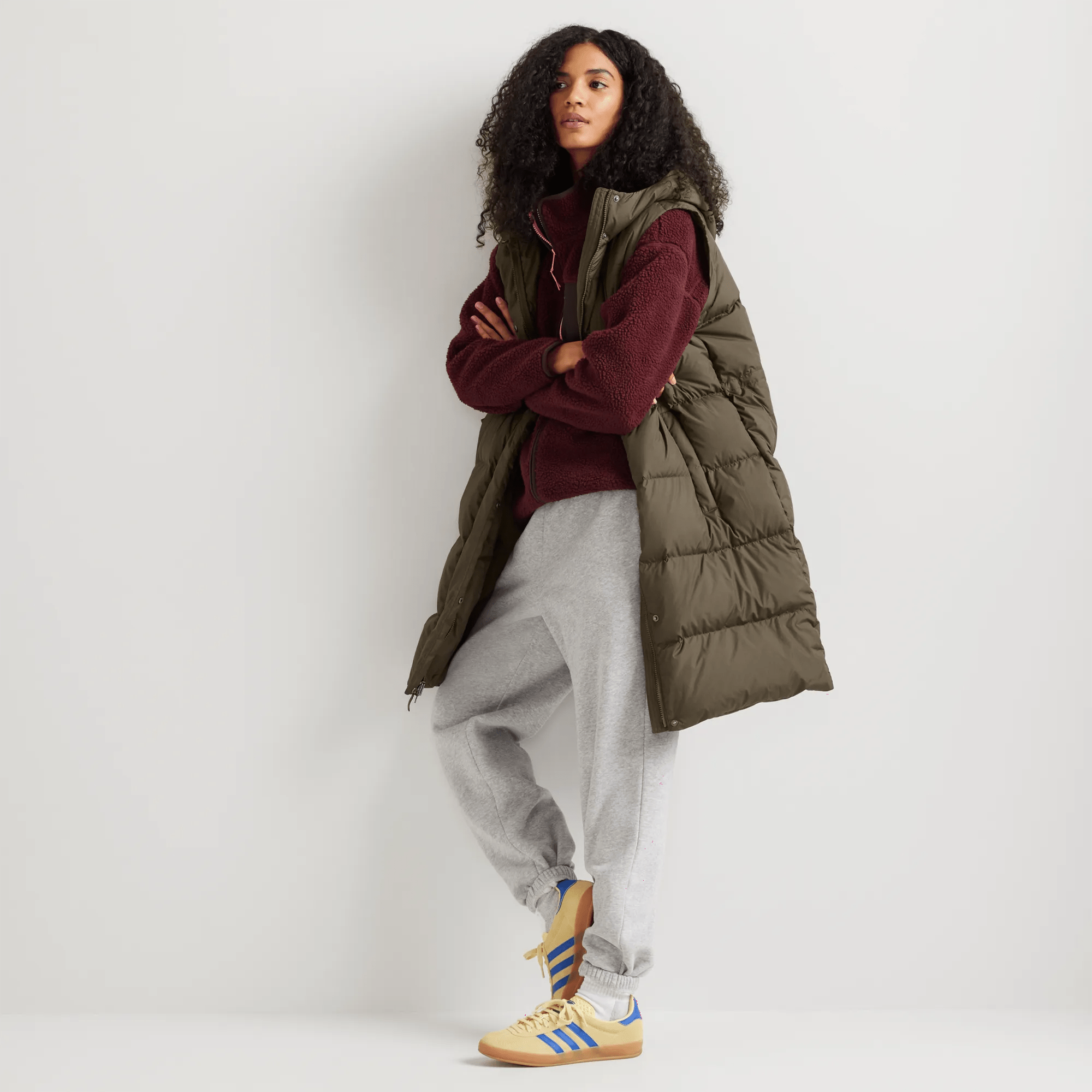 Women's Ketchum Long Down Hooded Vest - Image 5