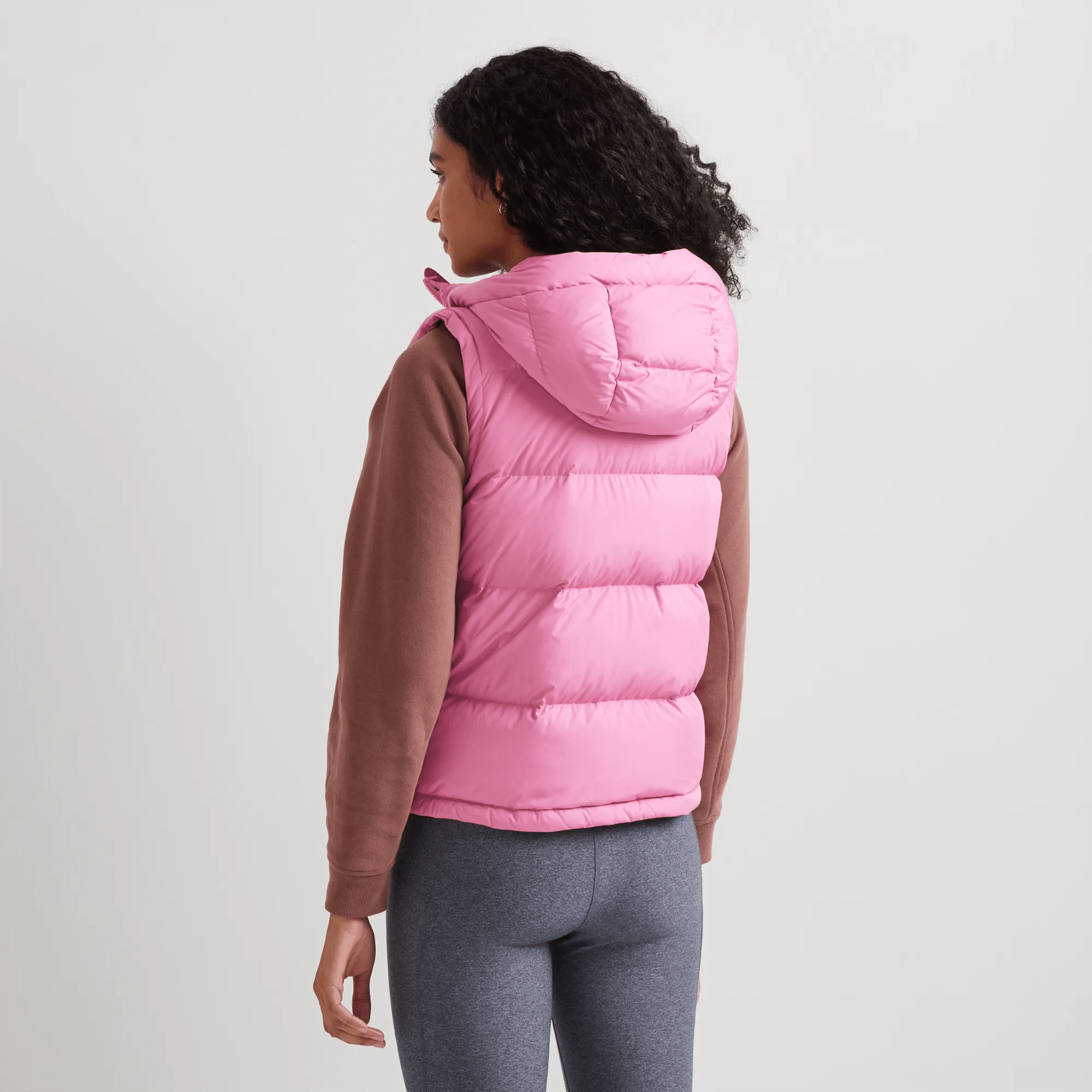 Women's Ketchum Short Down Hooded Vest - Image 2