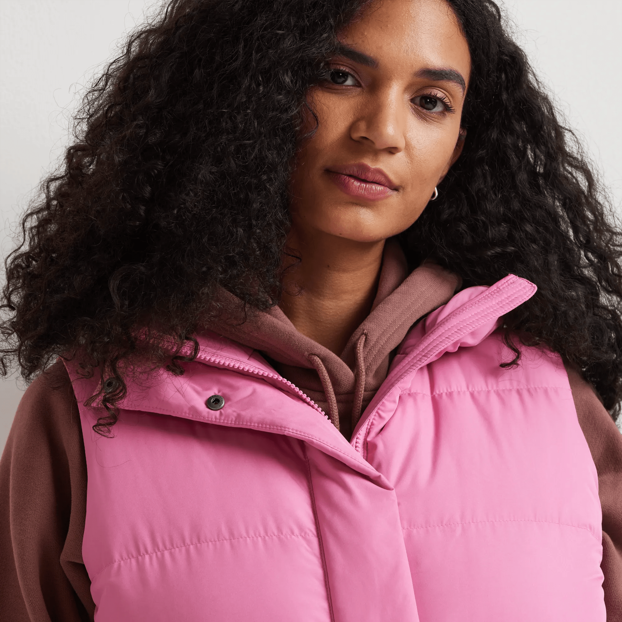 Women's Ketchum Short Down Hooded Vest - Image 3