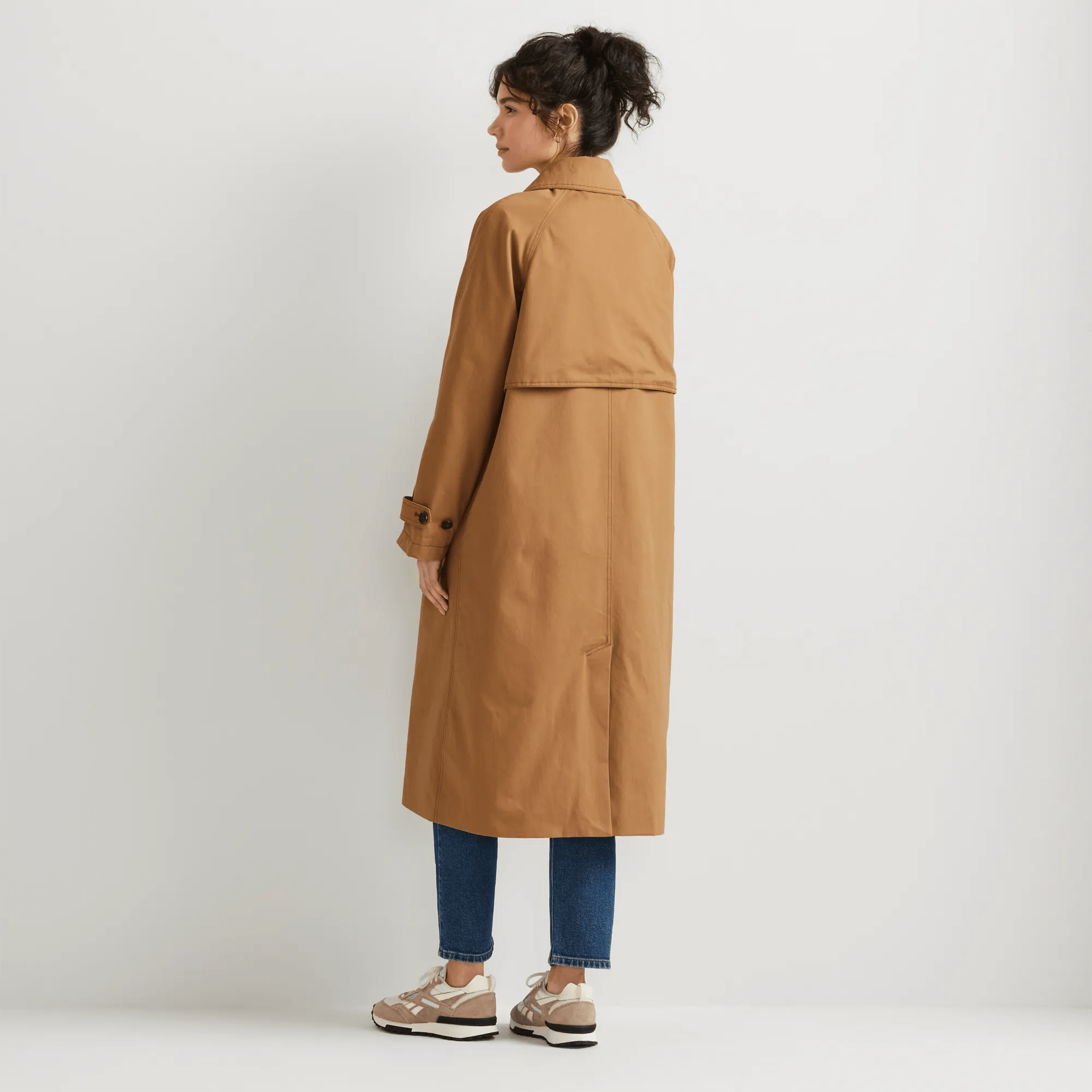 Women's EB 100% Cotton Trench Coat - Image 2